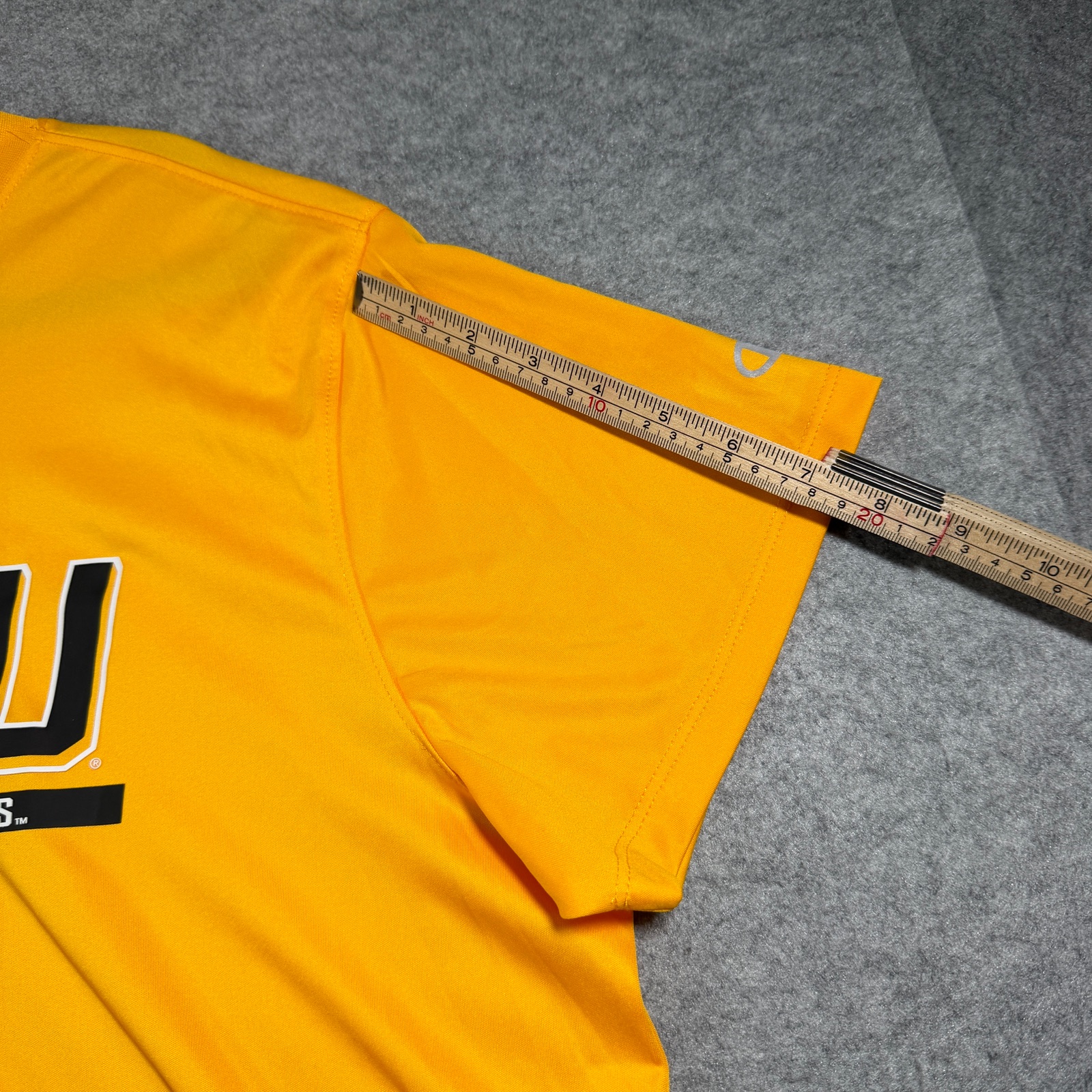 Champion Mizzou Tigers Graphic Tee Mens XL Gold Moisture Wicking NCAA Breathable thumbnail 8