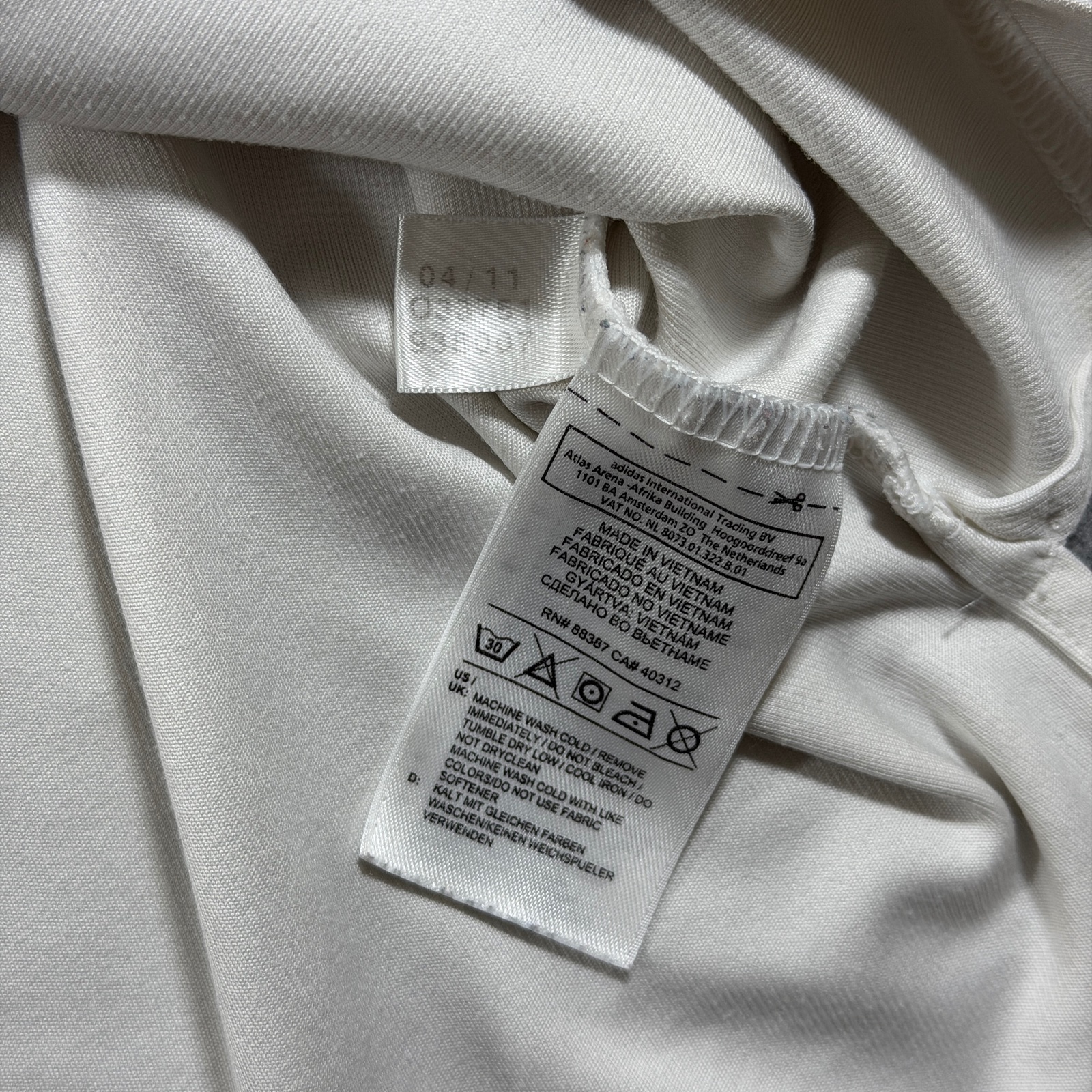 Adidas Golf Polo Mens XL White Long Sleeve Climalite Moisture Wicking Stretch thumbnail 12