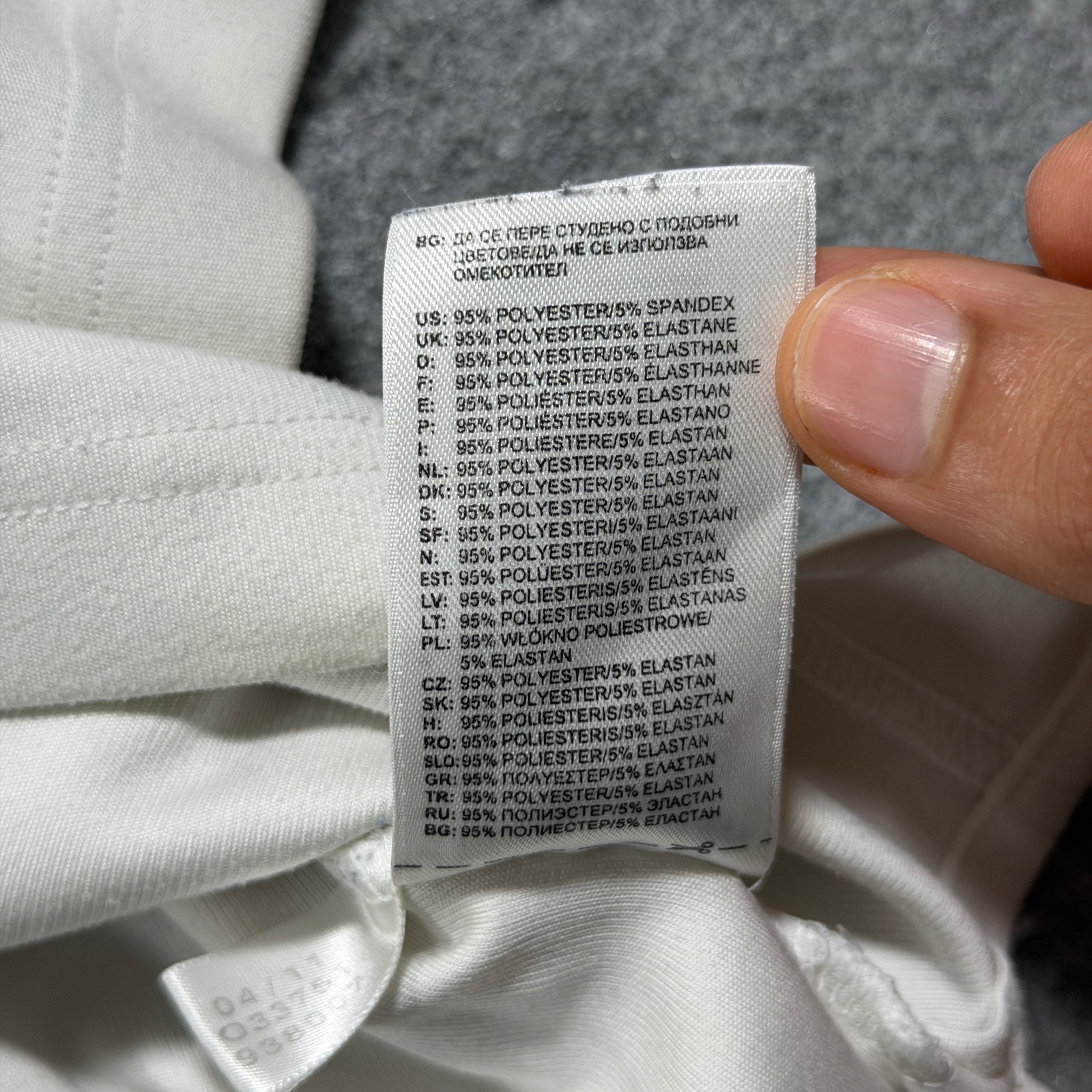 Adidas Golf Polo Mens XL White Long Sleeve Climalite Moisture Wicking Stretch thumbnail 13