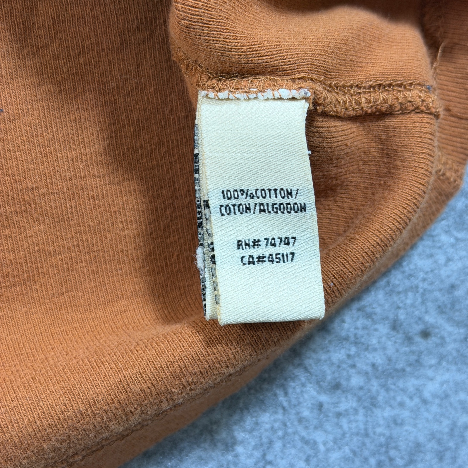 Red Head Brand Co Knit Henley Shirt Mens M Rust Orange Button Front Long Sleeve thumbnail 4