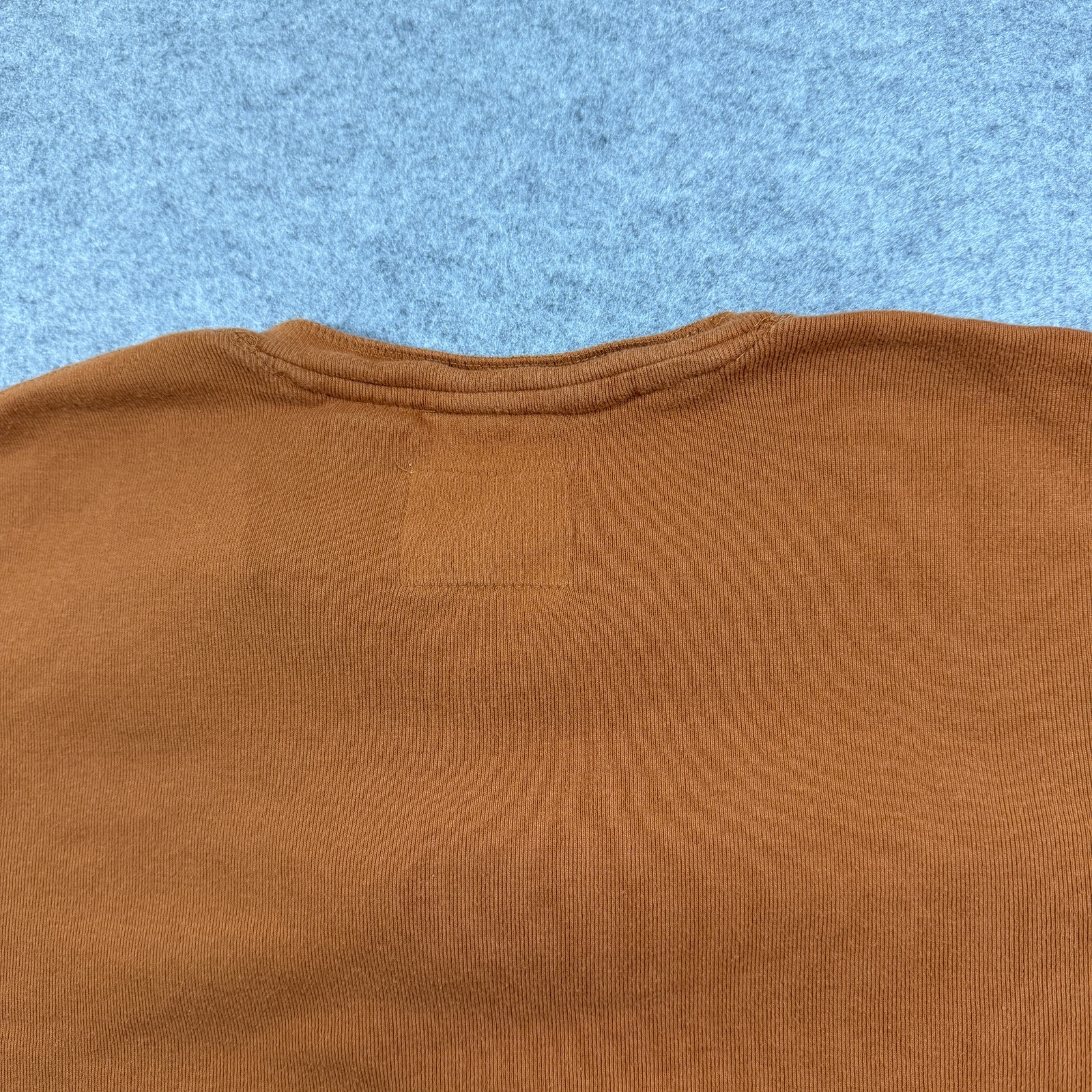 Red Head Brand Co Knit Henley Shirt Mens M Rust Orange Button Front Long Sleeve thumbnail 8