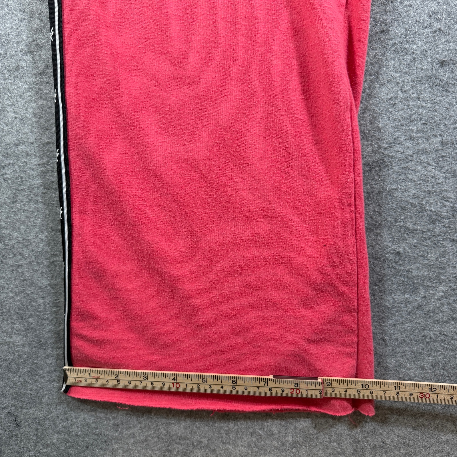 PINK Victoria's Secret Wide Leg Sweatpants Womens M Pink Logo Taping Lounge thumbnail 8