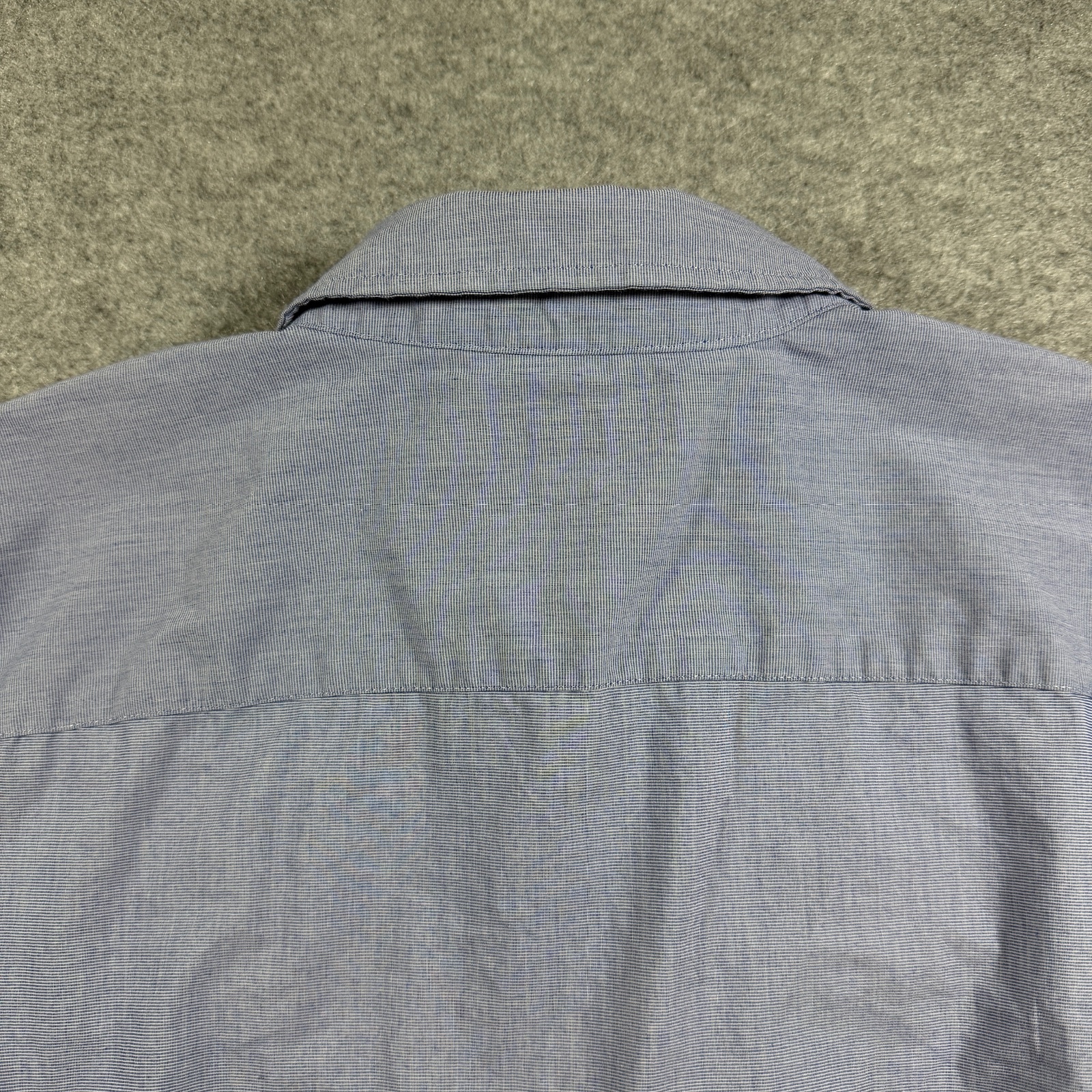 Banana Republic Riley Button Down Shirt Womens 4 Petite Blue Chambray Tailored thumbnail 12