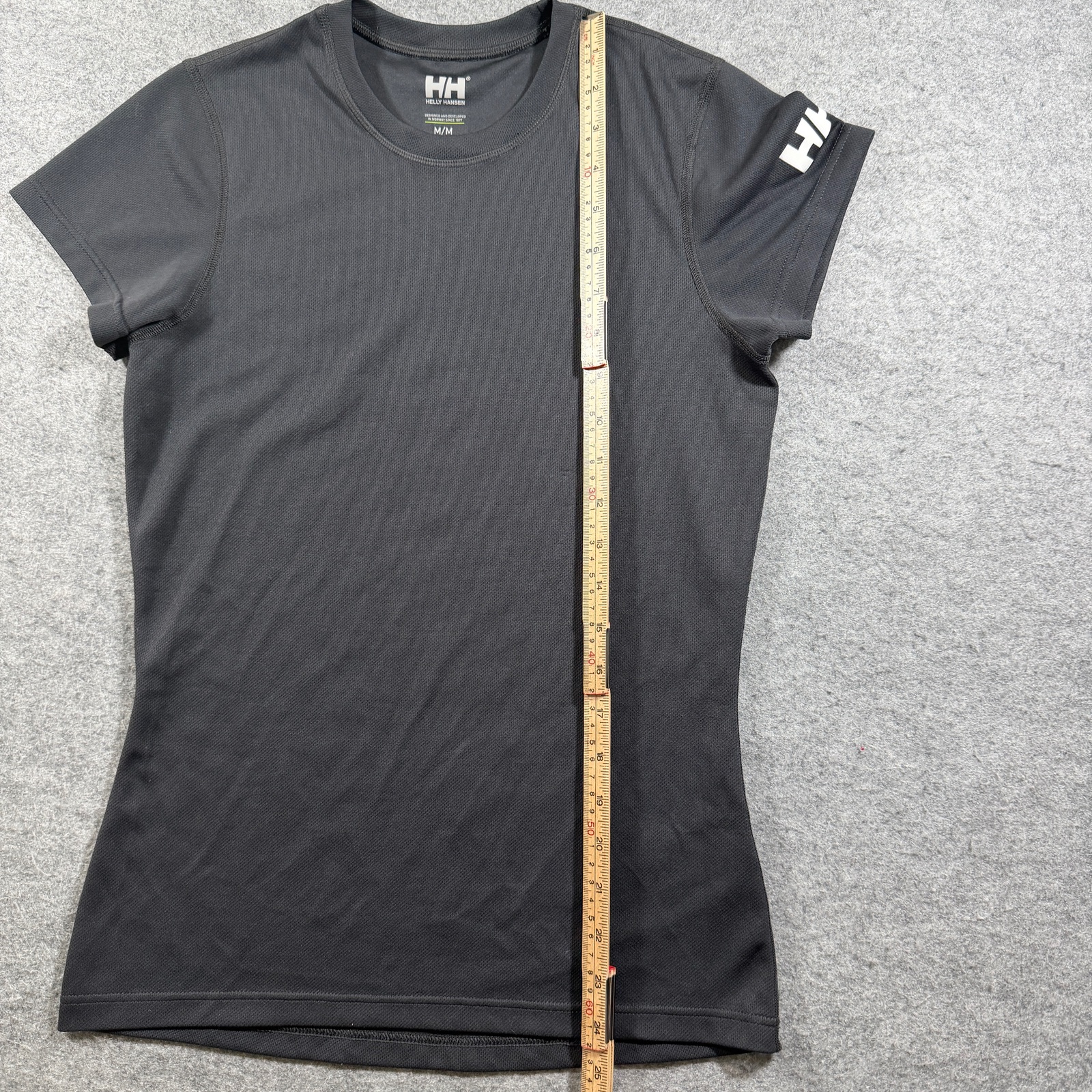 Helly Hansen T Shirt Womens M Black HH Logo Crewneck Moisture Wicking Athletic thumbnail 6