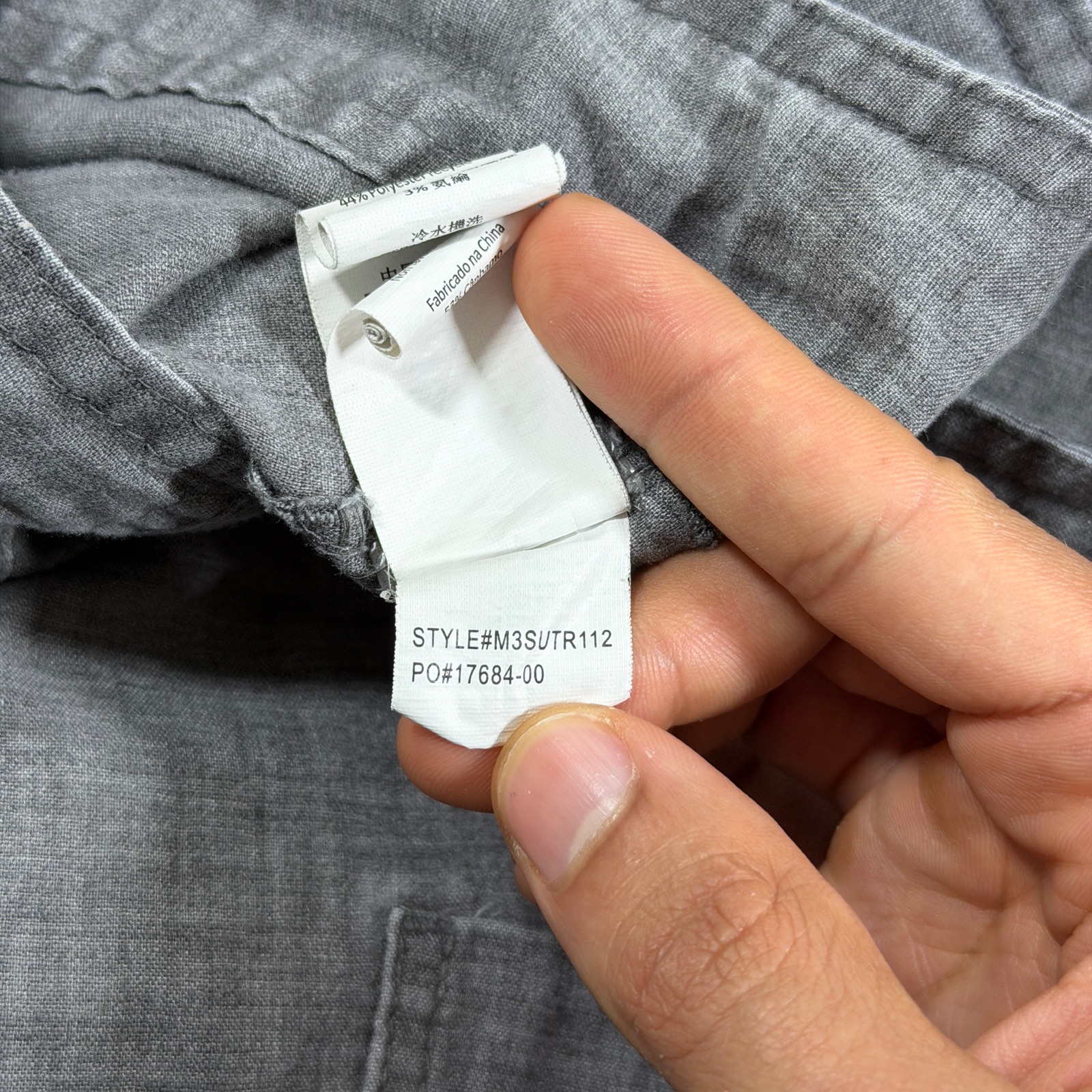 prAna Shorts Mens L Gray Hemp Relaxed Fit Flat Front Lightweight Breathable thumbnail 13