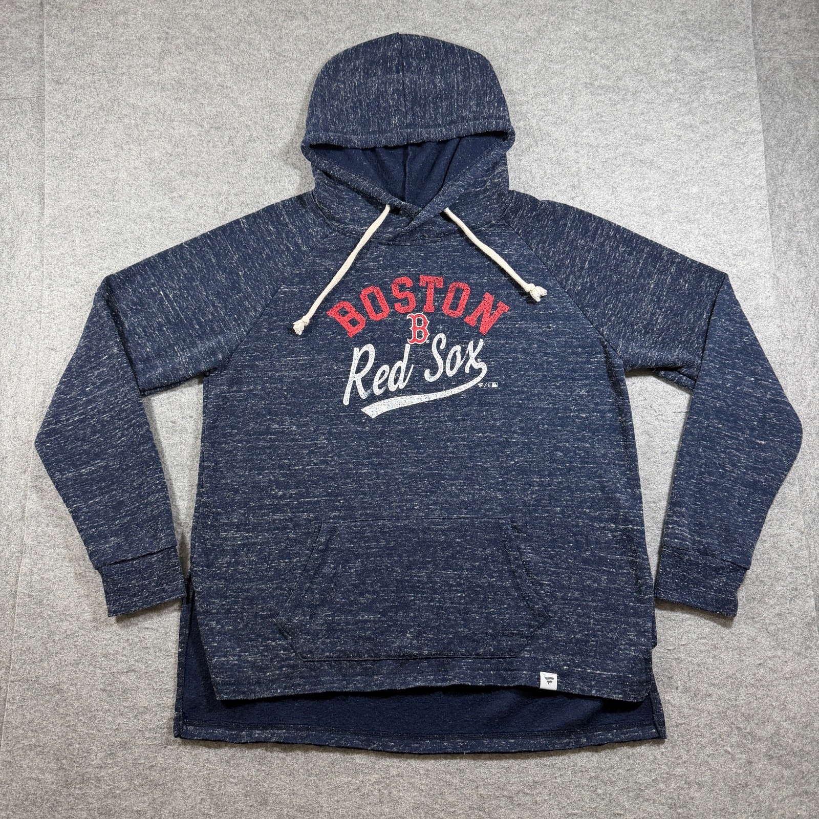 Fanatics Boston Red Sox Hoodie Mens M Navy Heather Fleece MLB Baseball Fan Gear