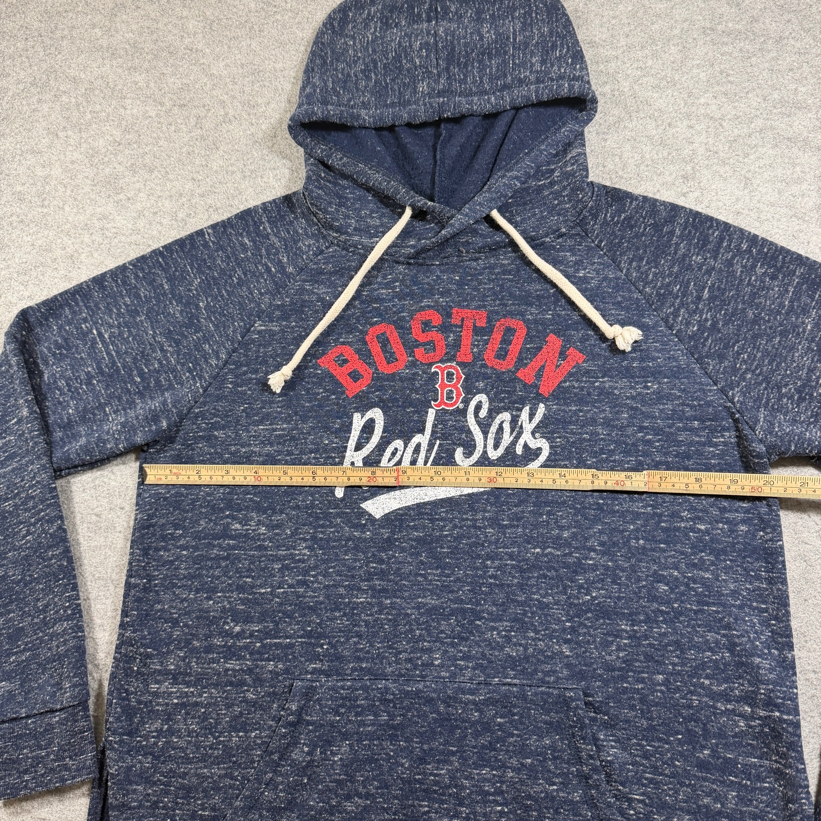 Fanatics Boston Red Sox Hoodie Mens M Navy Heather Fleece MLB Baseball Fan Gear thumbnail 7