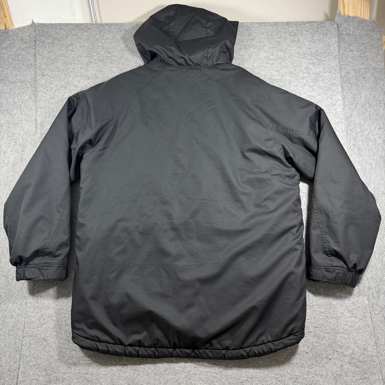 Nike Hooded Jacket Mens L Black Tennessee Tech Golden Eagles Zip Pockets Y2K thumbnail 2