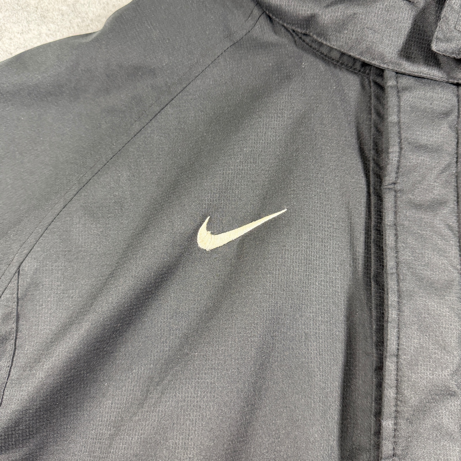Nike Hooded Jacket Mens L Black Tennessee Tech Golden Eagles Zip Pockets Y2K thumbnail 11