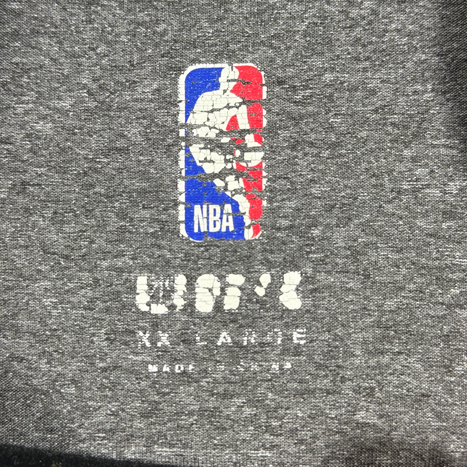 Vintage NBA Memphis Grizzlies 1/4 Zip Pullover Mens XXL Gray Heather Lightweight thumbnail 3