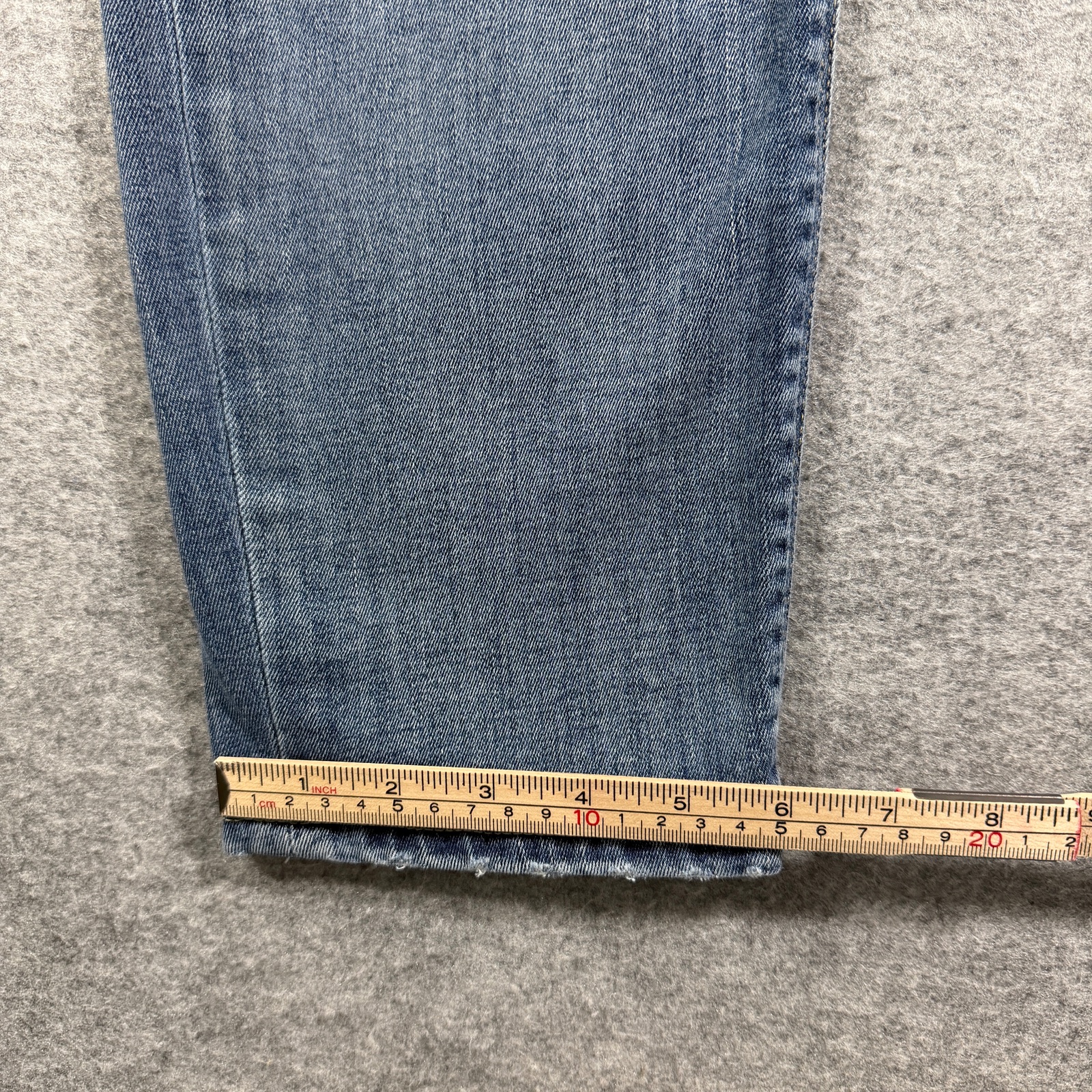 Vintage Lucky Brand Lolita Crop Jeans Womens 16/33 Blue Denim Distressed Knee thumbnail 10