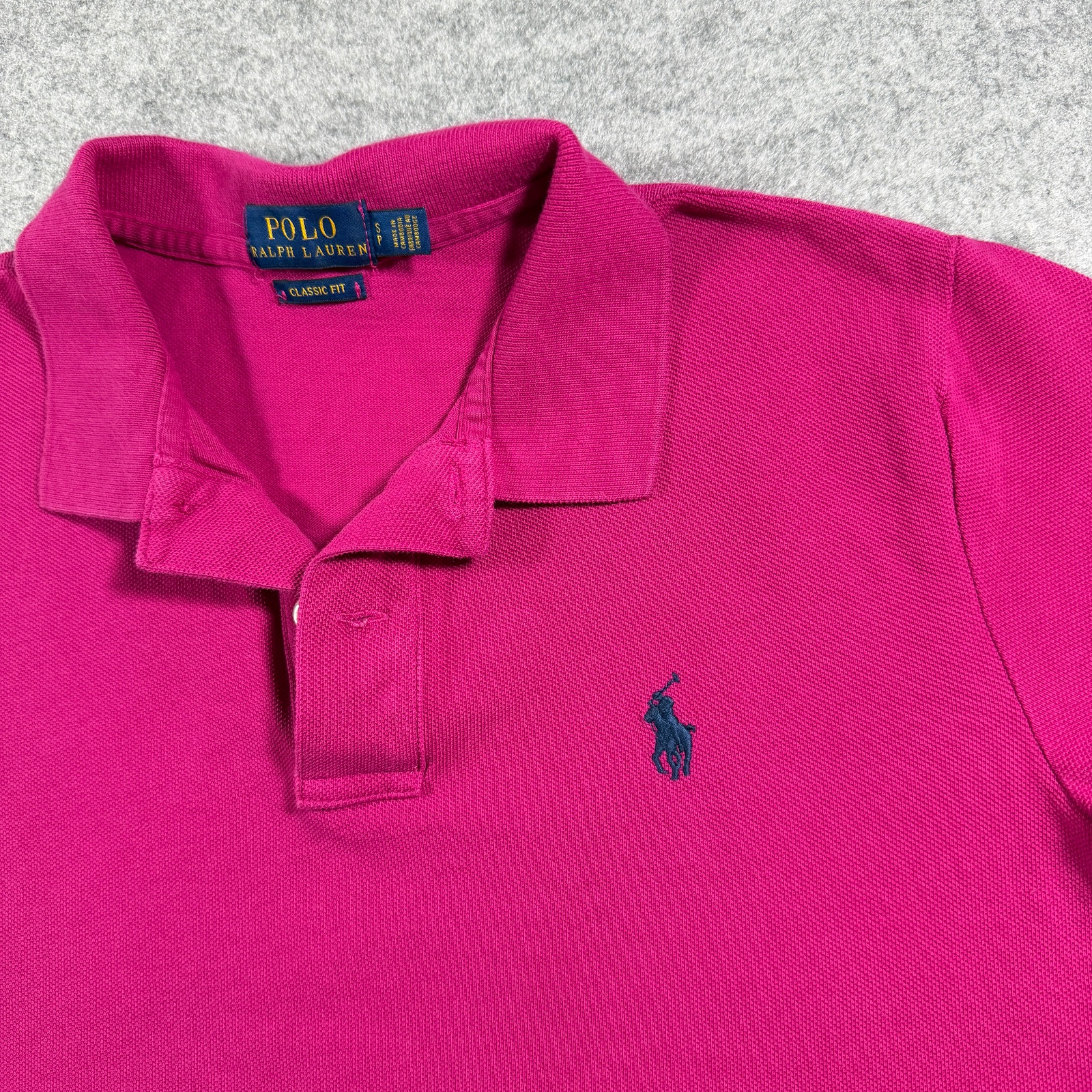 Polo Ralph Lauren Shirt Womens S Pink Classic Fit Cotton Pony Logo Preppy thumbnail 3