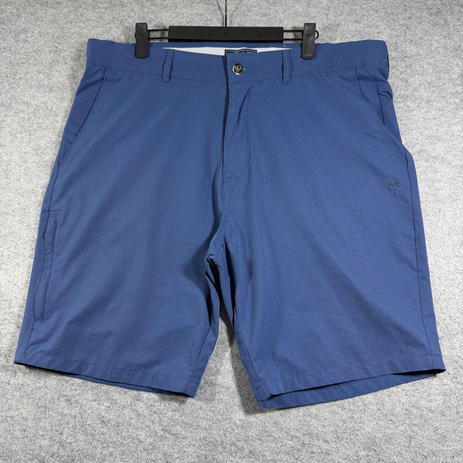 Trunks Surf & Swim Co. Shorts Mens 36 Navy Blue Golf Chino Flat Front