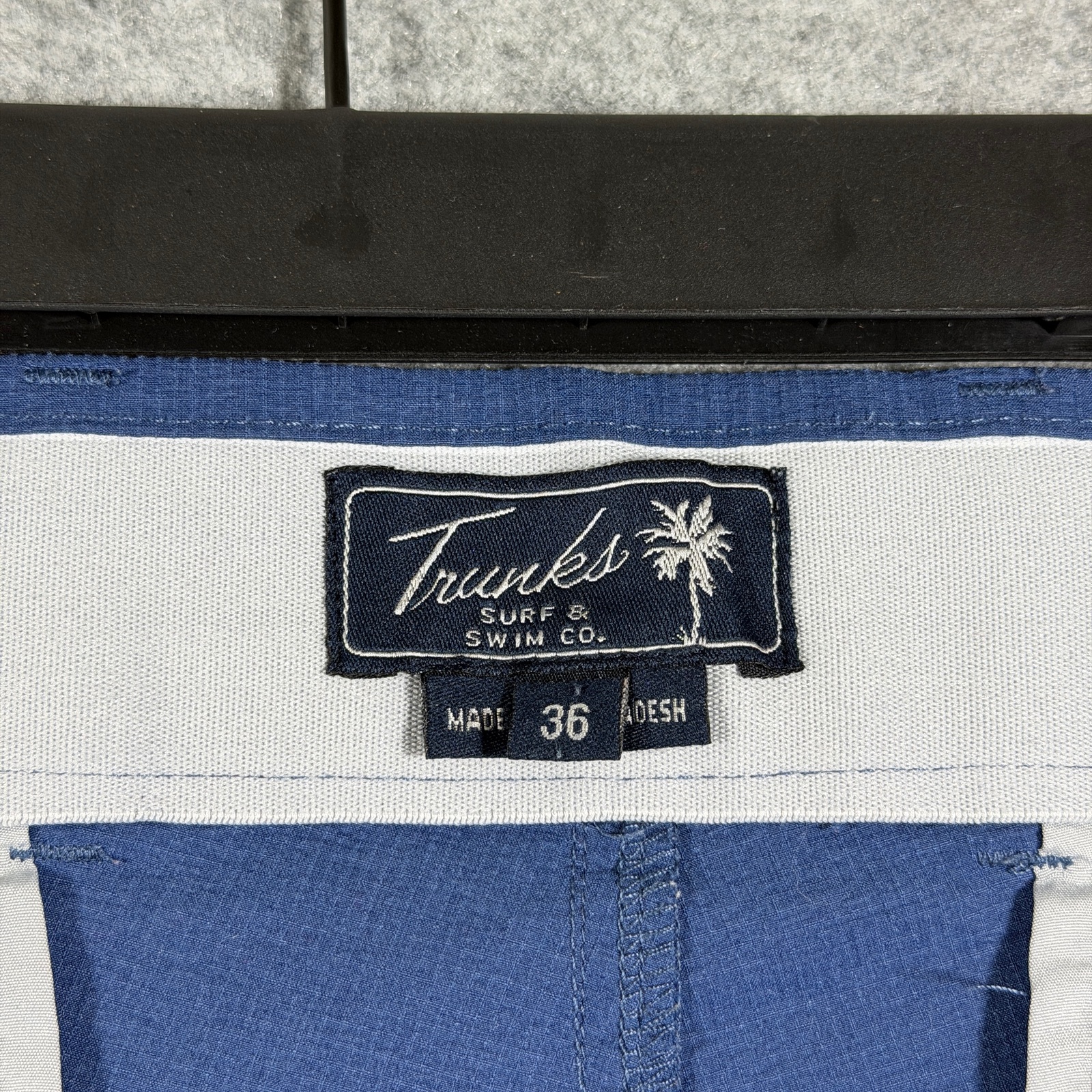 Trunks Surf & Swim Co. Shorts Mens 36 Navy Blue Golf Chino Flat Front thumbnail 4
