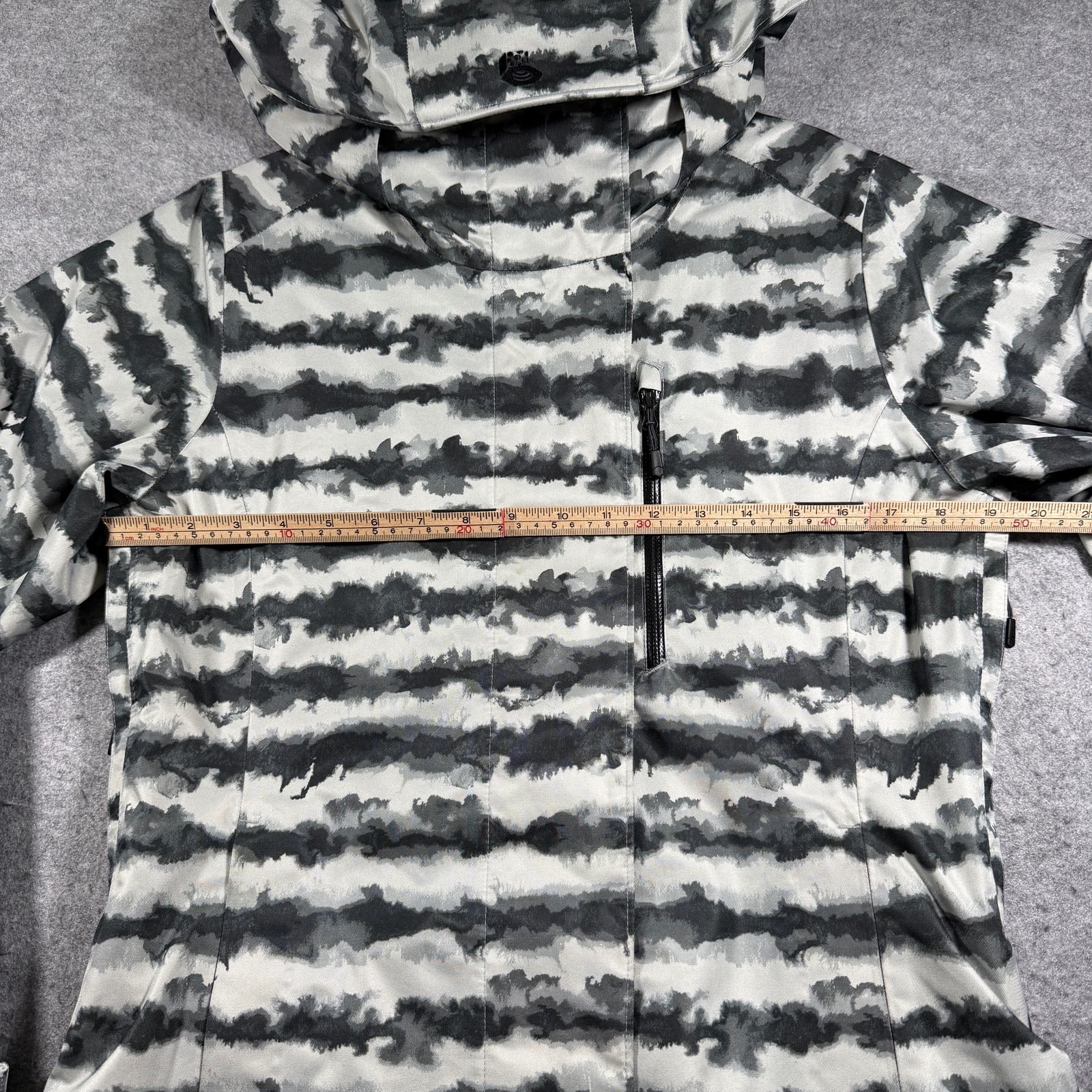 Mountain Hardwear Dry.Q Thermal Insulated Ski Coat Womens M Black White Pit Zips thumbnail 7