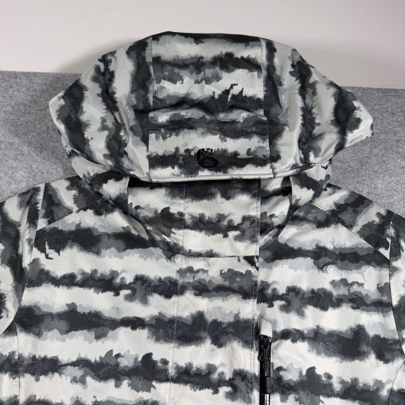Mountain Hardwear Dry.Q Thermal Insulated Ski Coat Womens M Black White Pit Zips thumbnail 13