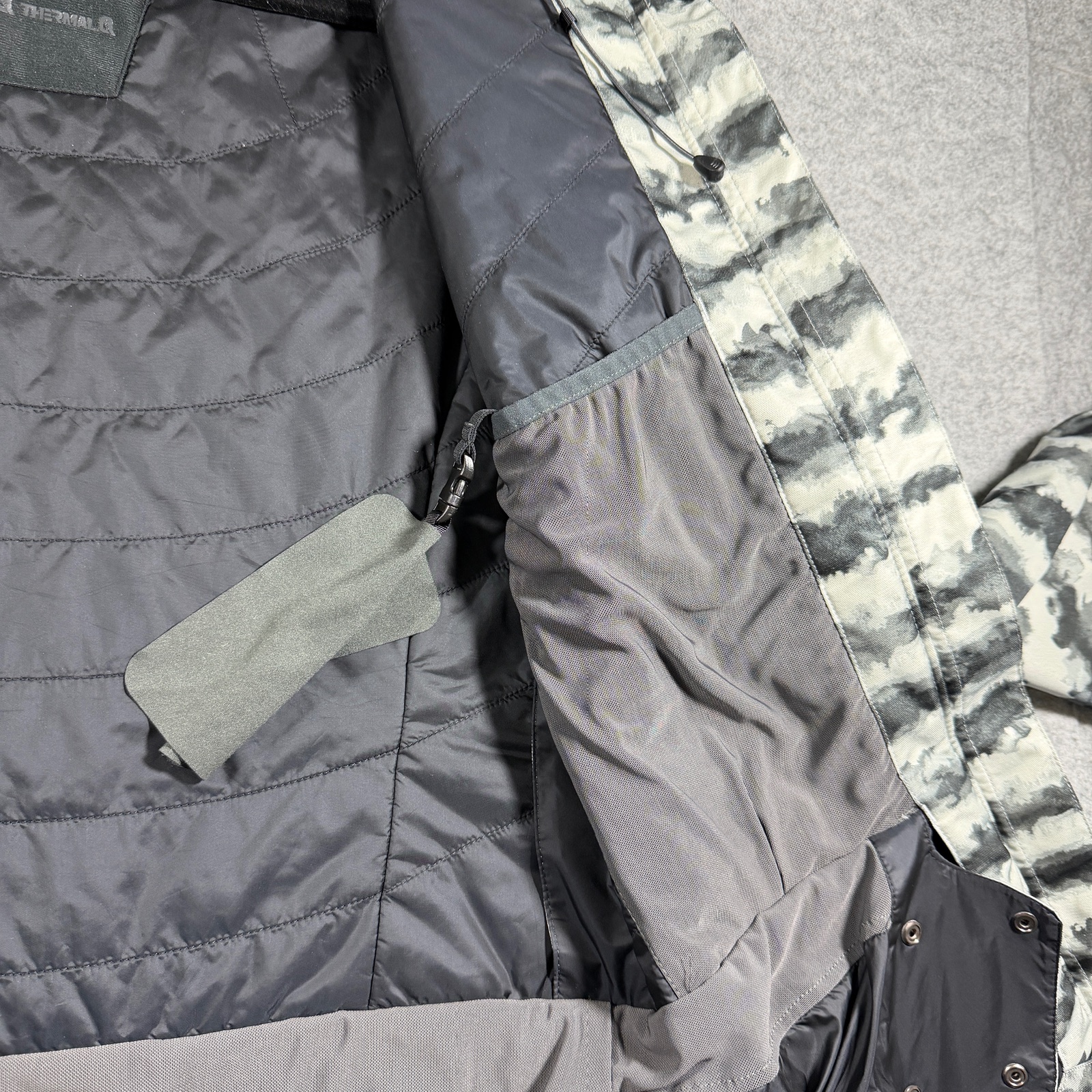 Mountain Hardwear Dry.Q Thermal Insulated Ski Coat Womens M Black White Pit Zips thumbnail 15