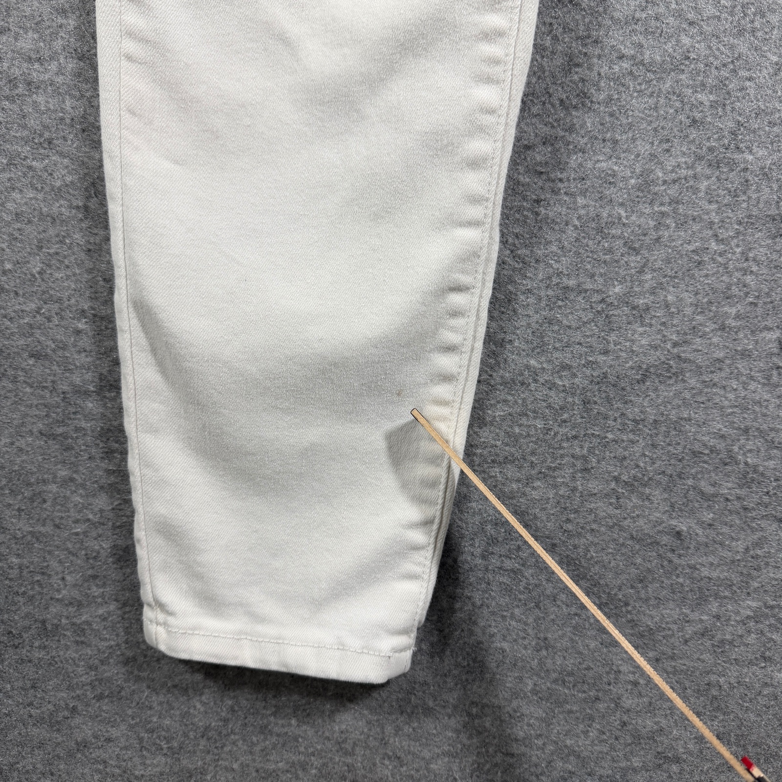 Banana Republic Skinny Jeans Womens 29 Petite White Denim Button Fly Stretch thumbnail 4
