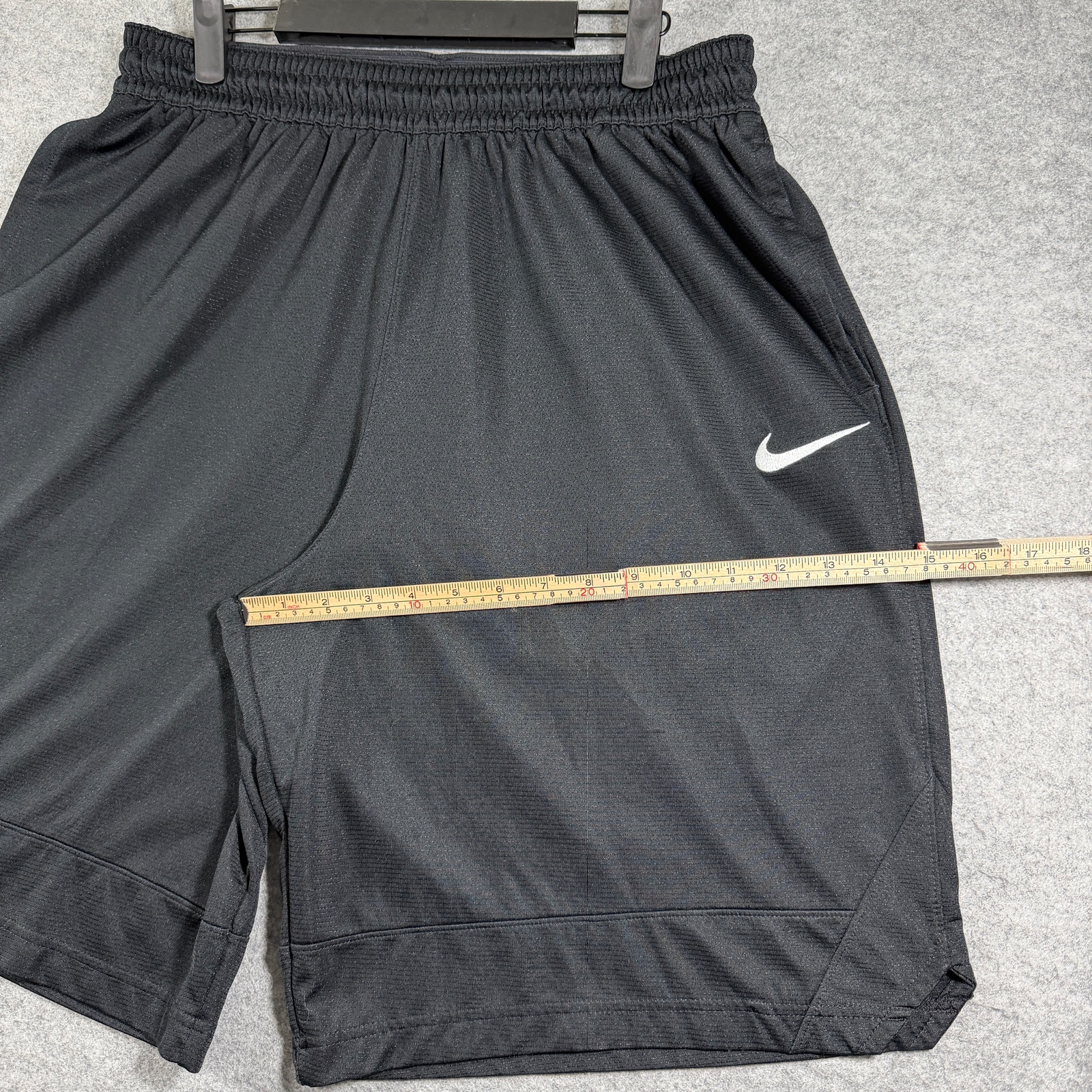Nike Dri-FIT Shorts Mens XL Black Basketball Breathable Drawstring Athletic thumbnail 9