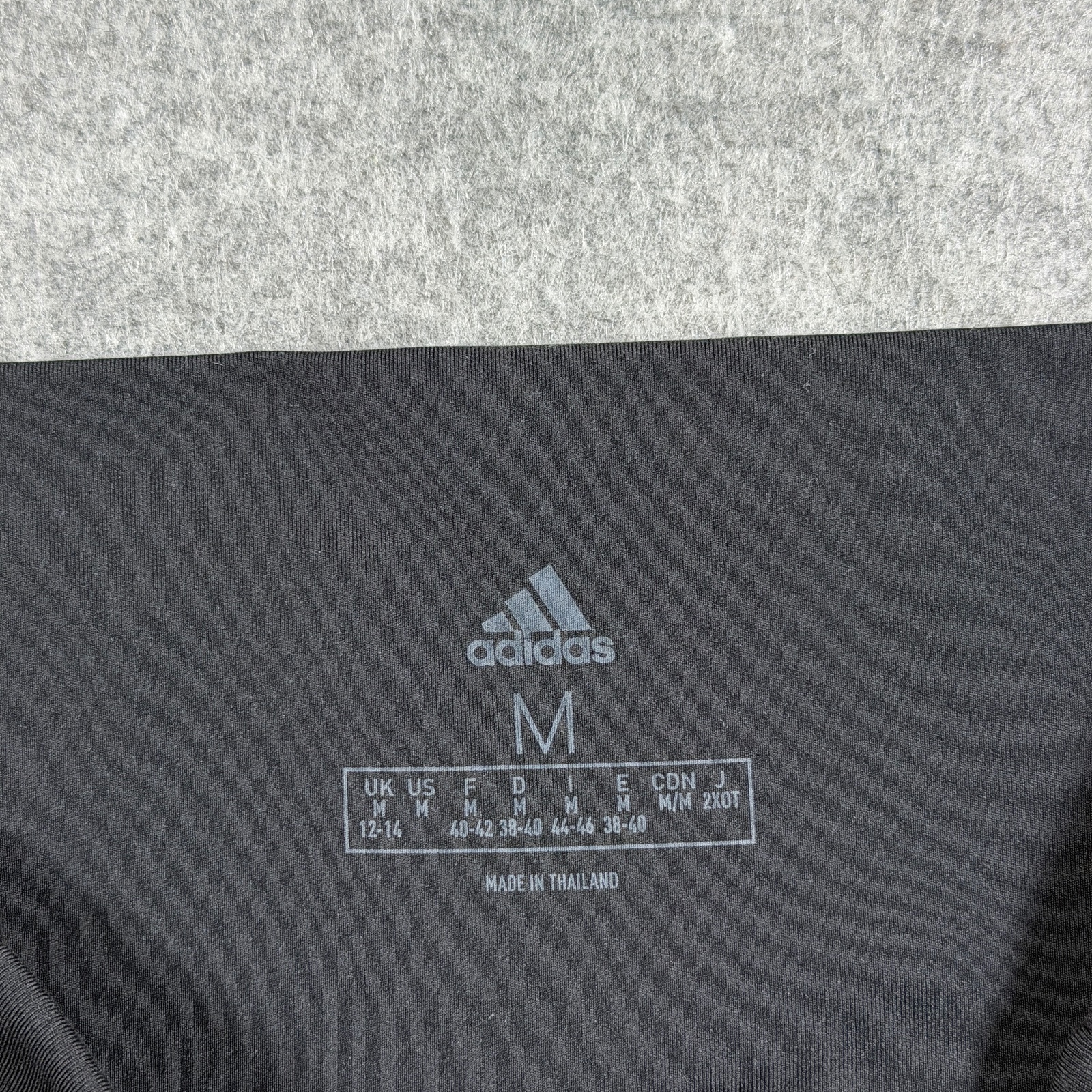 Adidas Tiro Leggings Womens M Black Red Stripe High Waist Athleisure Training thumbnail 3