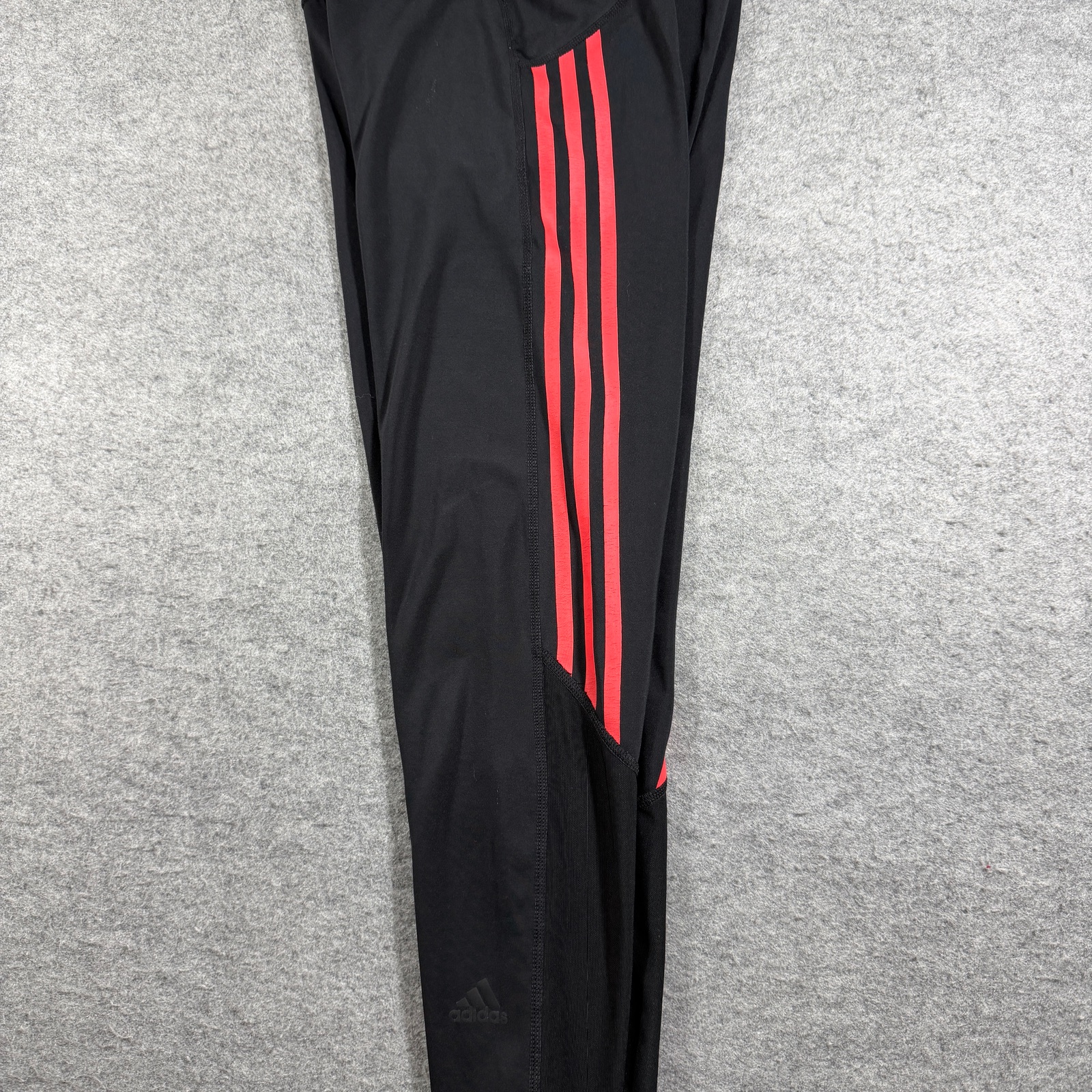 Adidas Tiro Leggings Womens M Black Red Stripe High Waist Athleisure Training thumbnail 12