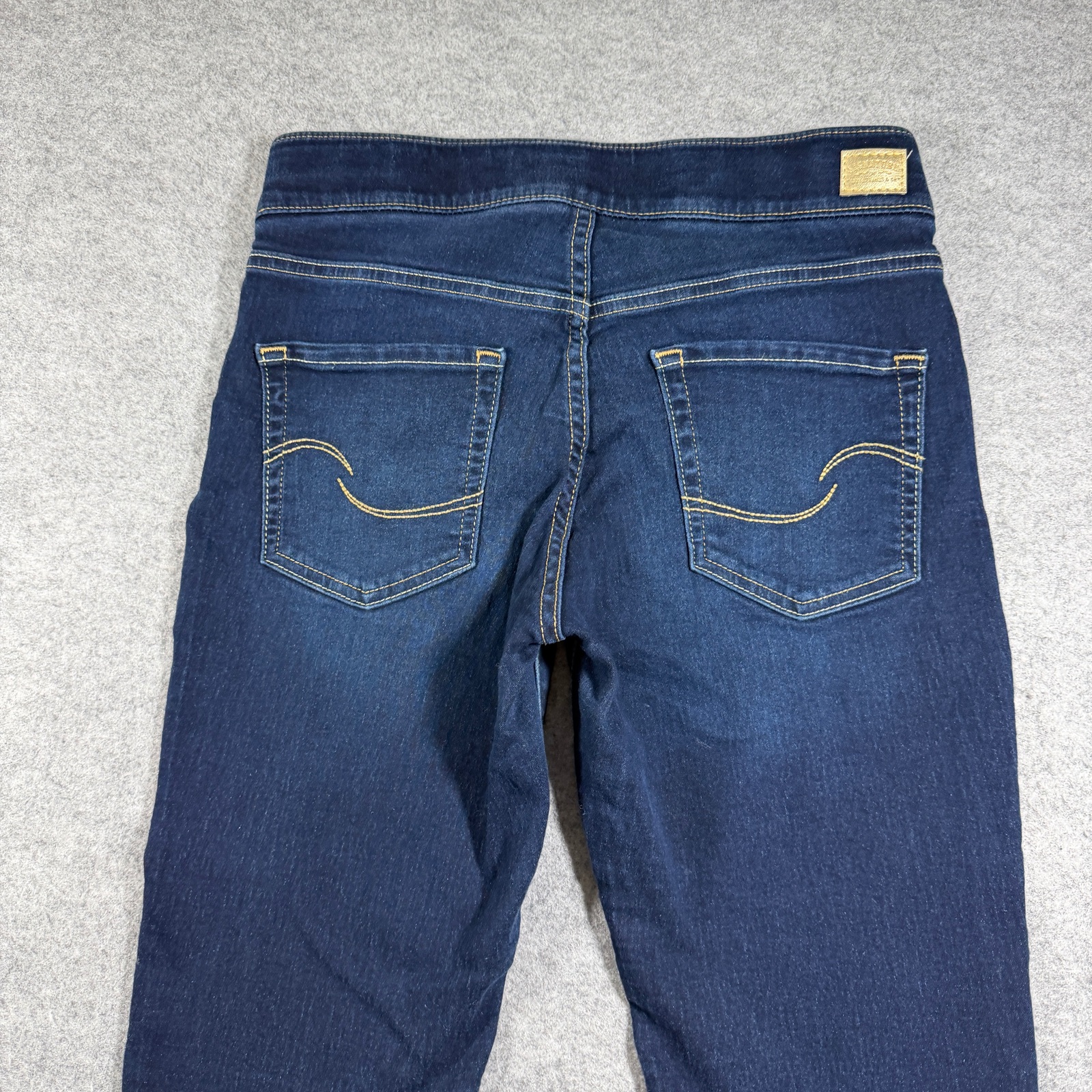 Levi's Pull-On Skinny Jeans Womens 28x28 Dark Blue Denim Stretch Elastic Waist thumbnail 3