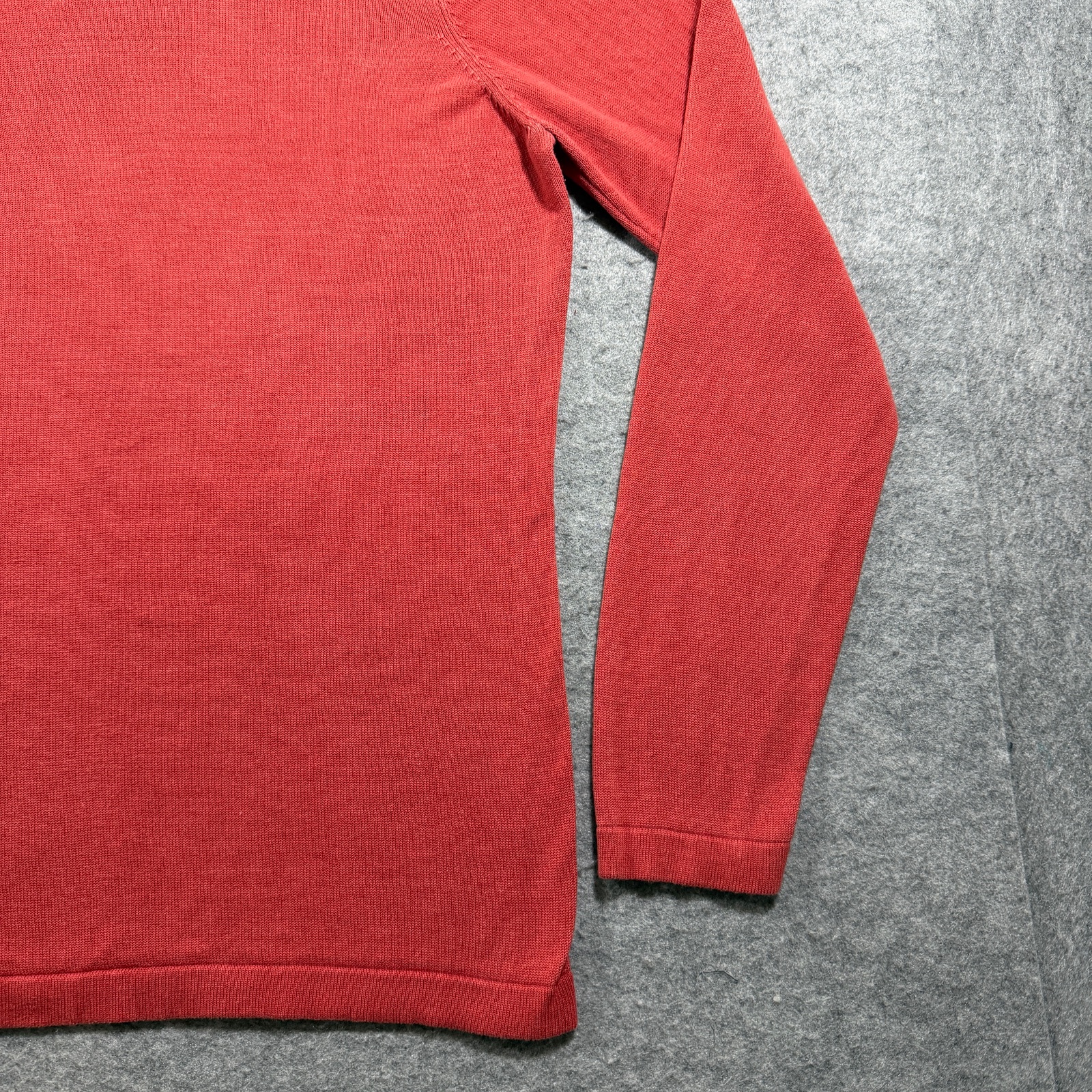 VTG WinterSilks Sweater Womens L Brick Red Silk Crew Neck Lightweight Knit Layer thumbnail 4