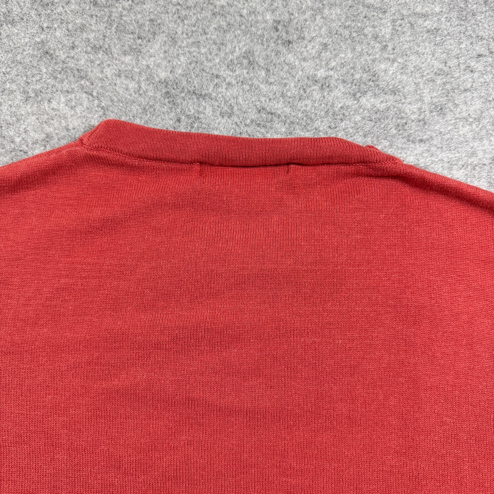 VTG WinterSilks Sweater Womens L Brick Red Silk Crew Neck Lightweight Knit Layer thumbnail 9