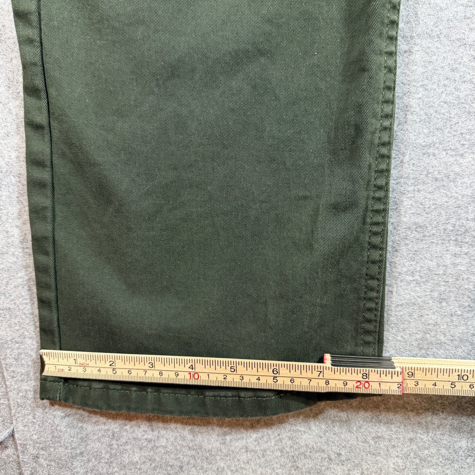 Levi's 514 Straight Fit Pants Mens 40x30 Olive Green 5 Pocket Casual Workwear thumbnail 8