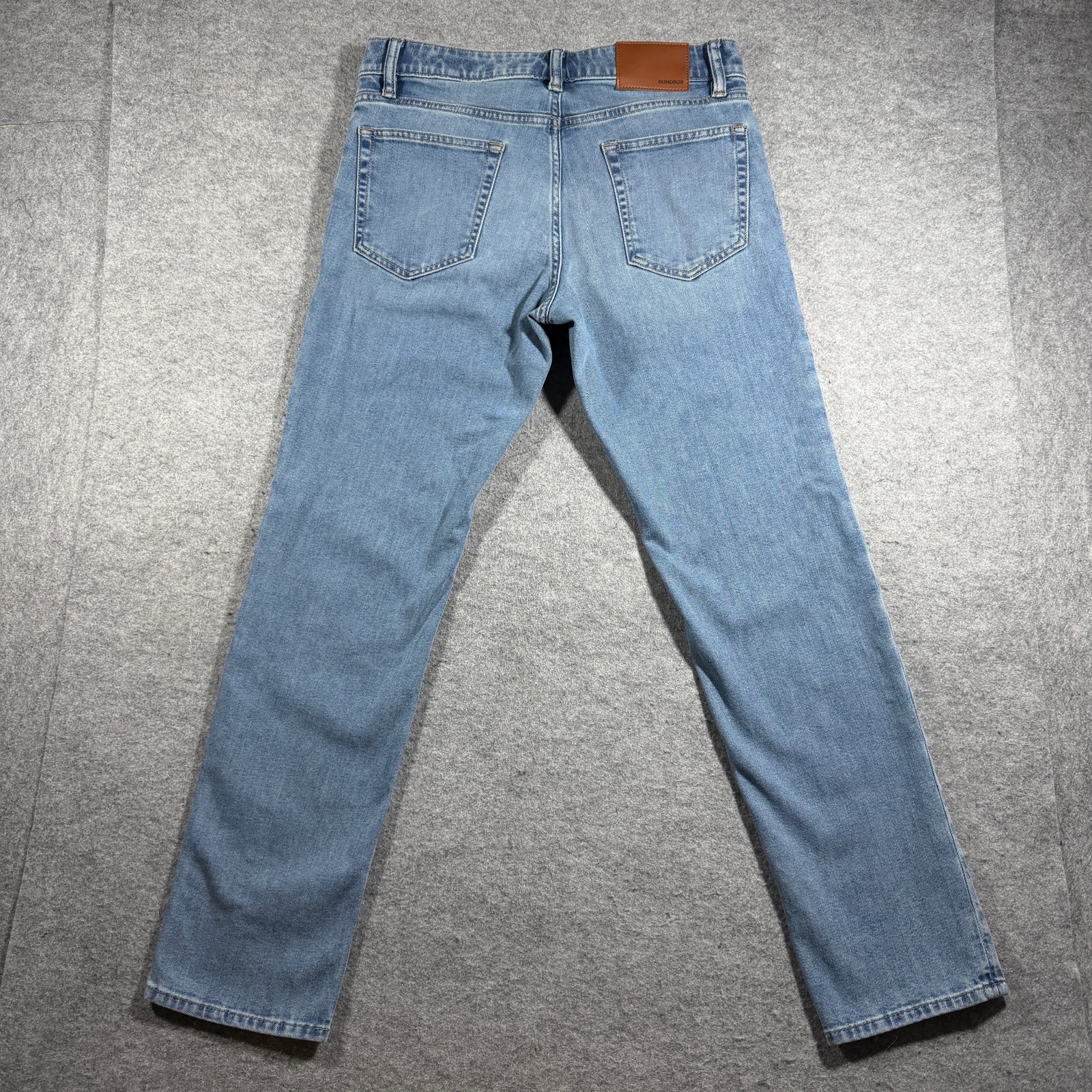 Bonobos Jeans Mens 31x30 Light Blue Wash Slim Fit Stretch Denim Five Pocket thumbnail 2