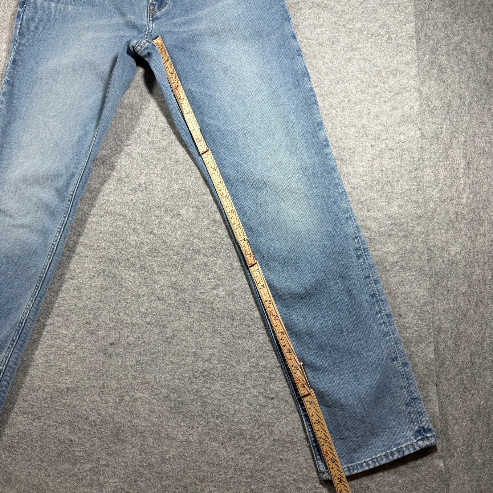 Bonobos Jeans Mens 31x30 Light Blue Wash Slim Fit Stretch Denim Five Pocket thumbnail 7