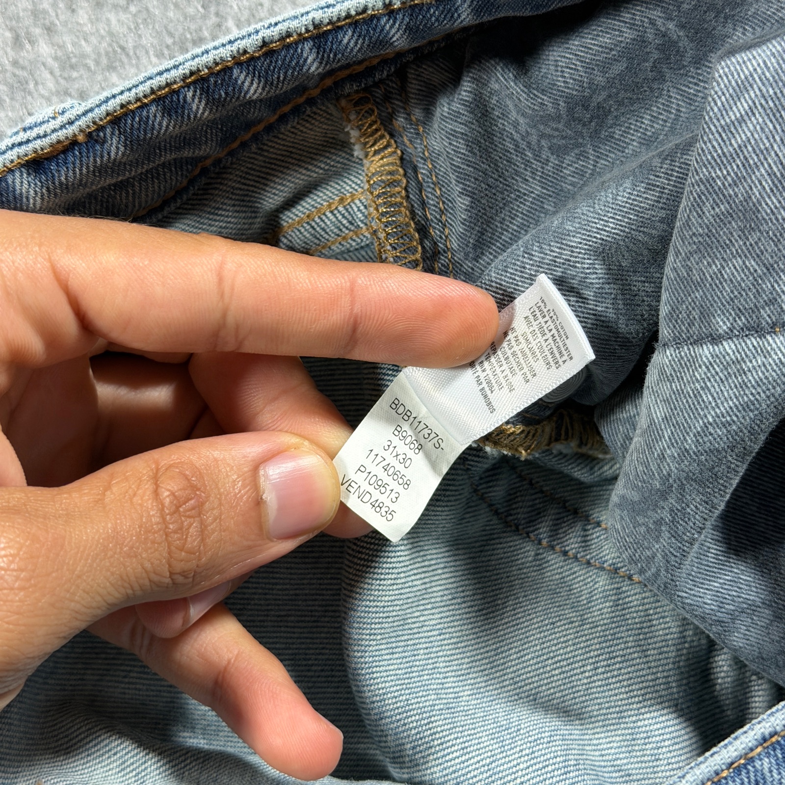 Bonobos Jeans Mens 31x30 Light Blue Wash Slim Fit Stretch Denim Five Pocket thumbnail 12
