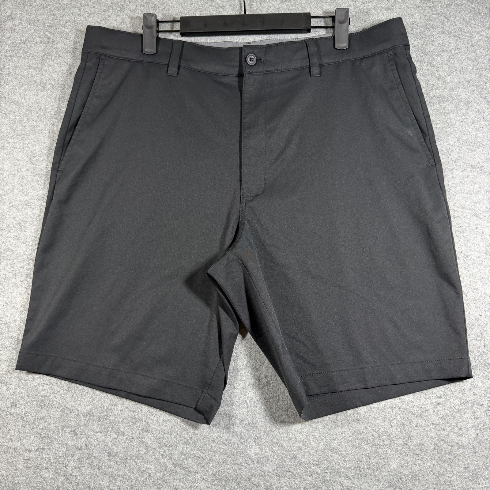 Ben Hogan Golf Shorts Mens 36 Black Flat Front Chino Stretch Lightweight
