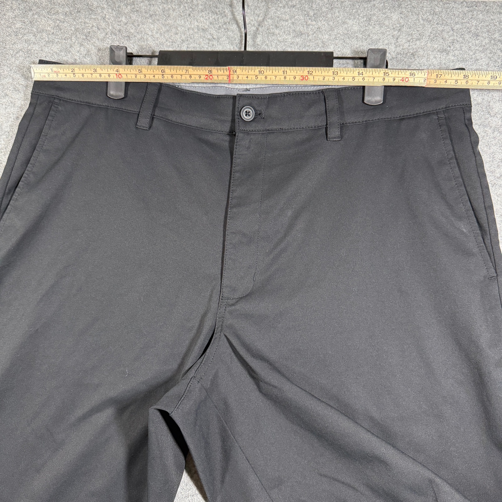 Ben Hogan Golf Shorts Mens 36 Black Flat Front Chino Stretch Lightweight thumbnail 5