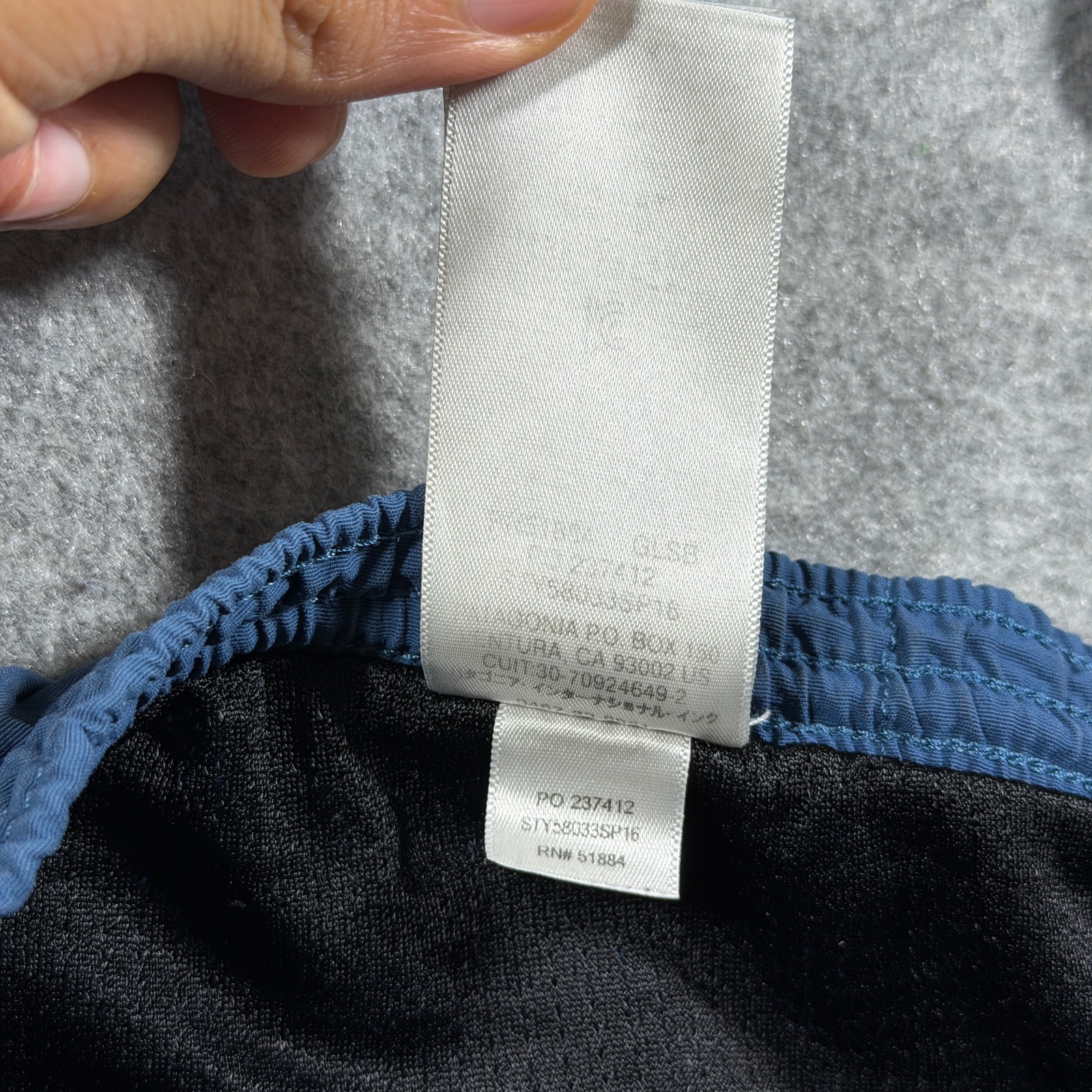 Patagonia Baggies Swim Shorts Mens XL Blue Mesh Lined Lightweight Outdoor Summer thumbnail 10