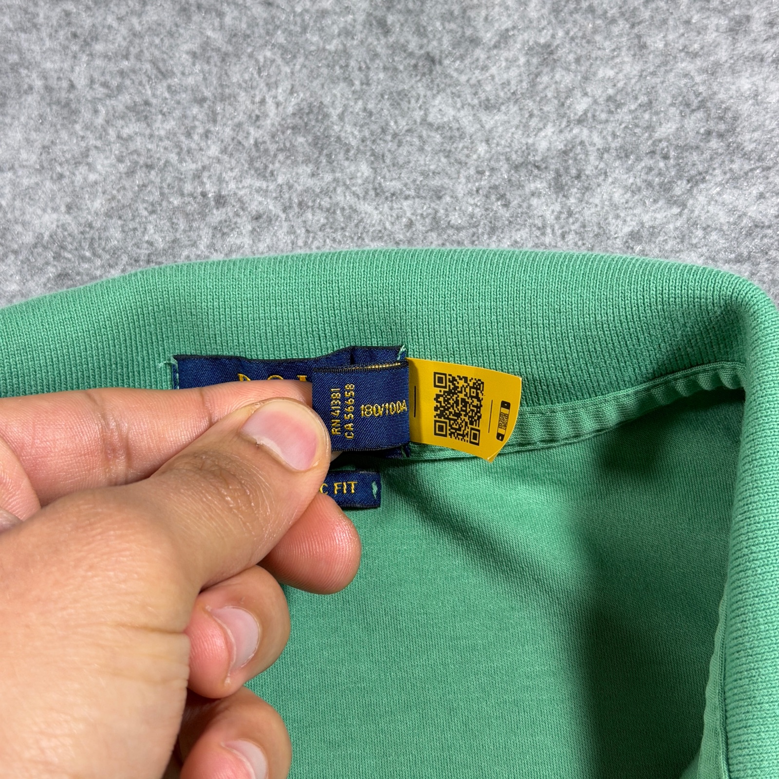 Polo Ralph Lauren Polo Shirt Mens L Green Classic Fit Soft Cotton Preppy Golf thumbnail 8