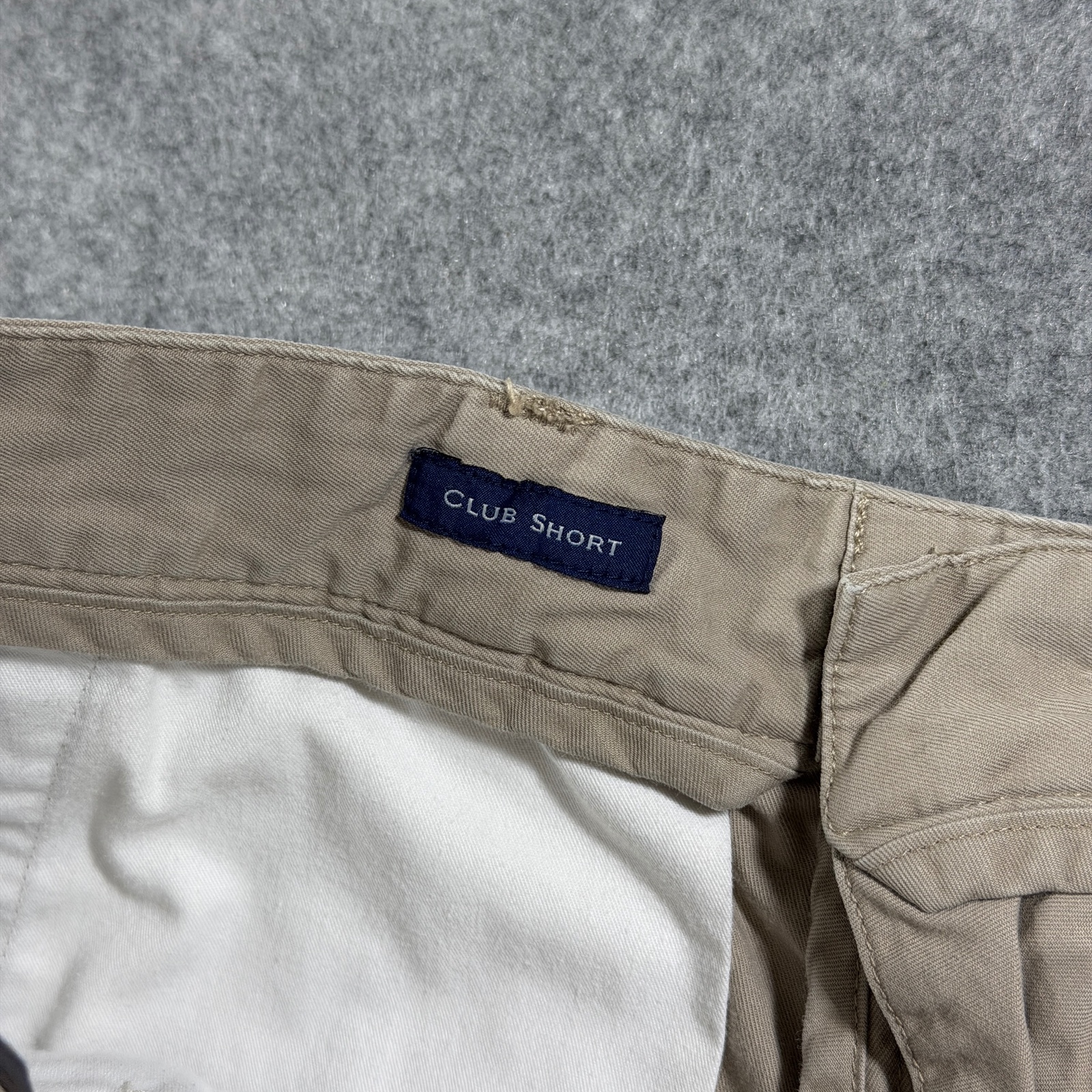 Vineyard Vines Club Shorts Mens 32 Khaki Flat Front Cotton Preppy Golf Summer thumbnail 5