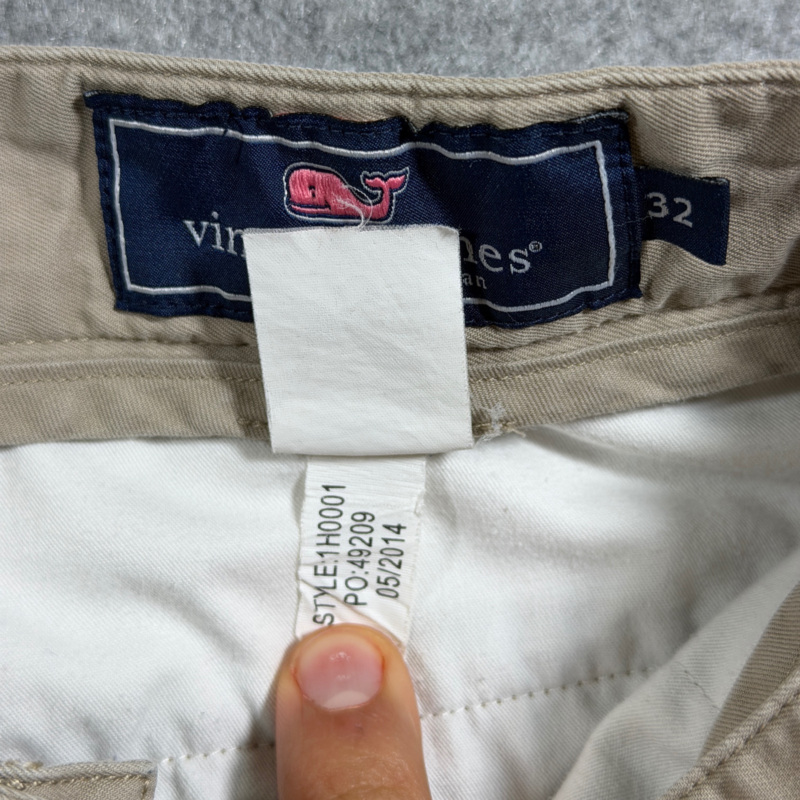 Vineyard Vines Club Shorts Mens 32 Khaki Flat Front Cotton Preppy Golf Summer thumbnail 9