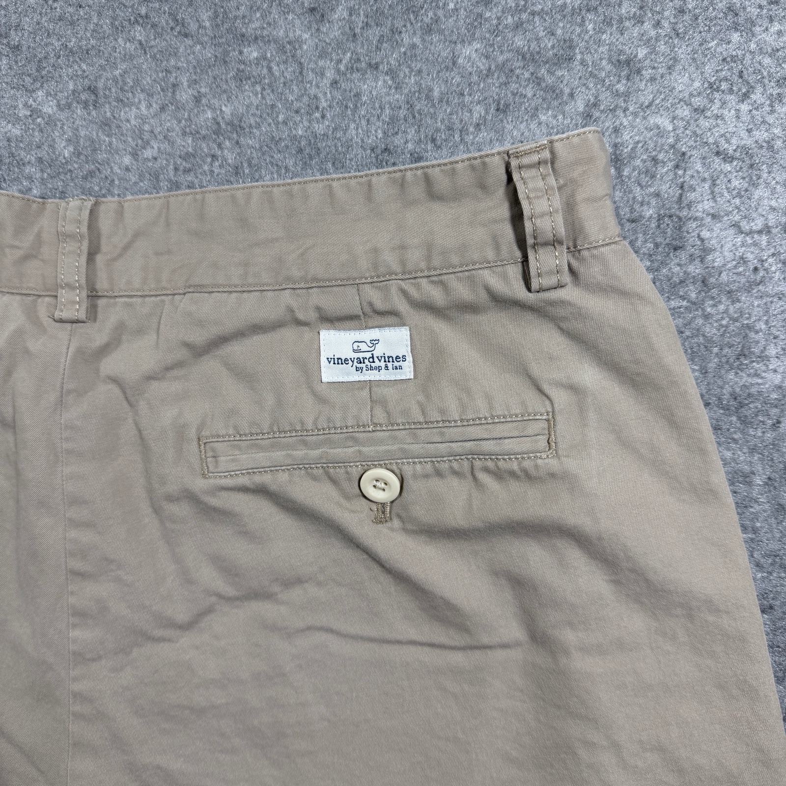 Vineyard Vines Club Shorts Mens 32 Khaki Flat Front Cotton Preppy Golf Summer thumbnail 10