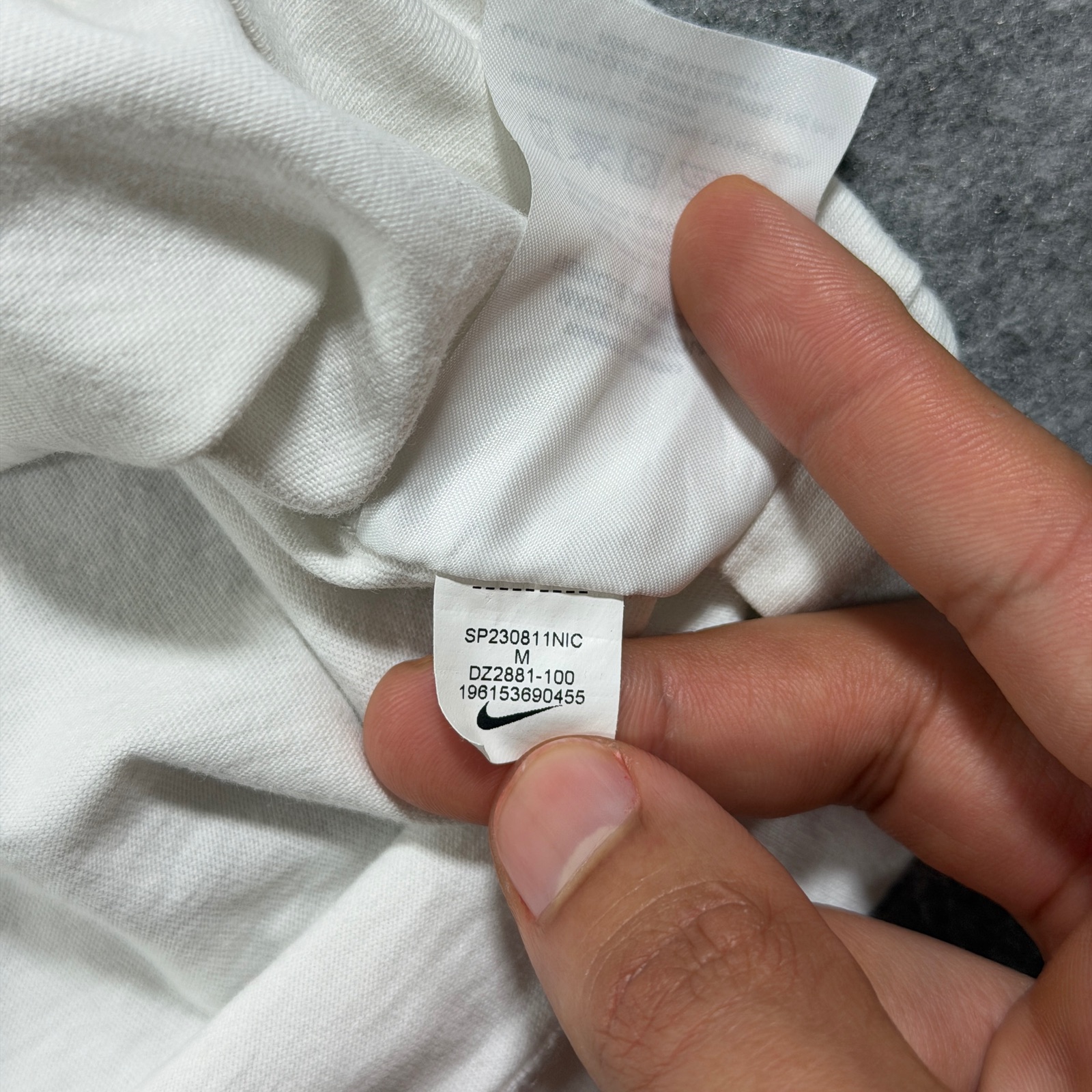 Nike Big Swoosh T Shirt Mens M White Beaverton Oregon Back Graphic Cotton Tee thumbnail 11