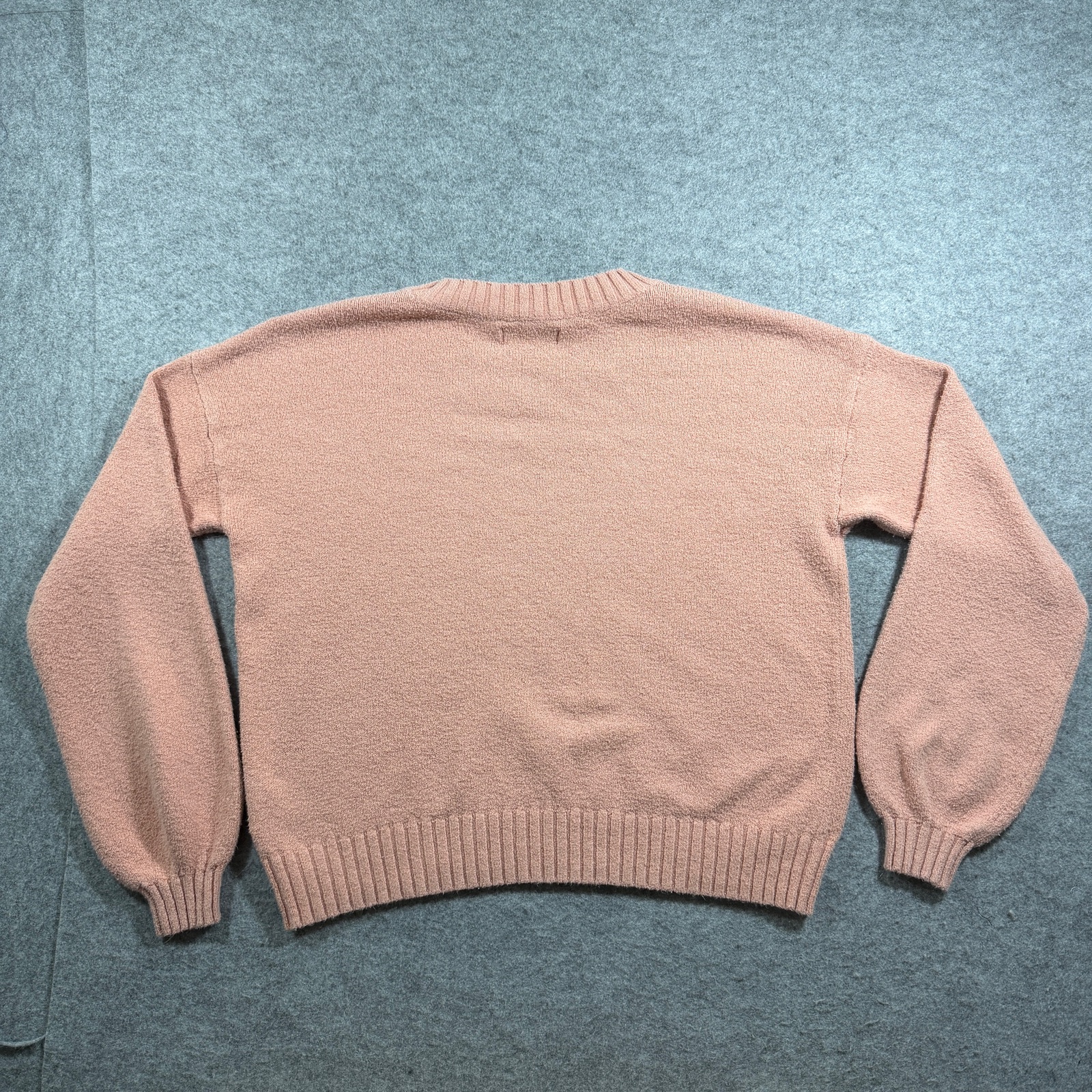 Hollister Sweater Womens S Blush Pink Crewneck Soft Knit Pullover Casual Fall thumbnail 2