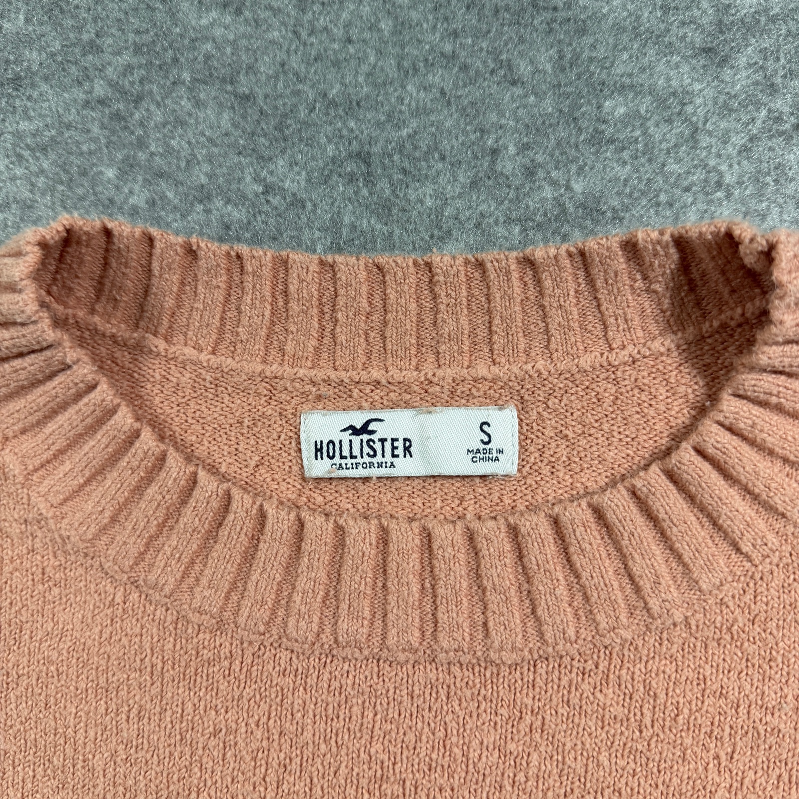 Hollister Sweater Womens S Blush Pink Crewneck Soft Knit Pullover Casual Fall thumbnail 3