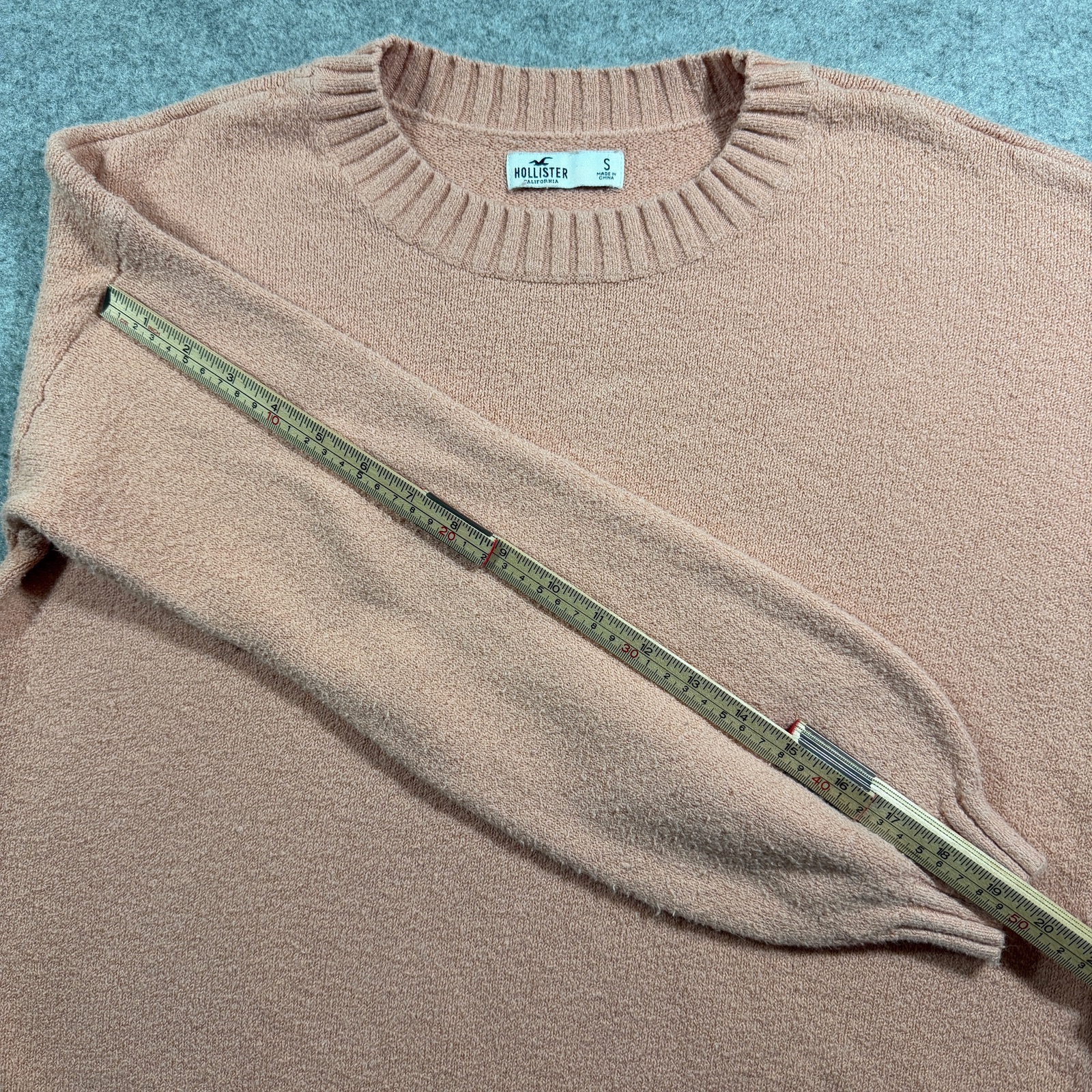 Hollister Sweater Womens S Blush Pink Crewneck Soft Knit Pullover Casual Fall thumbnail 8