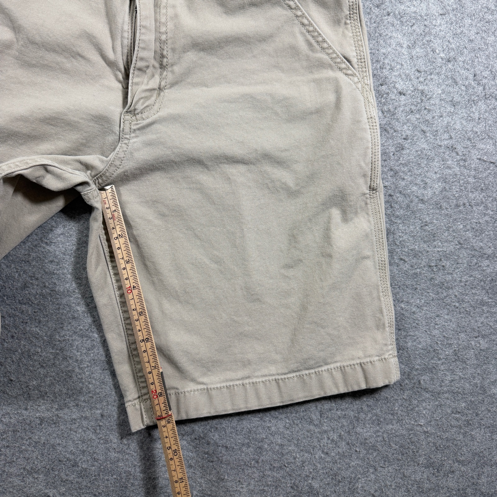 Carhartt Rugged Flex Shorts Mens 30 Khaki Relaxed Fit Carpenter Workwear Utility thumbnail 7