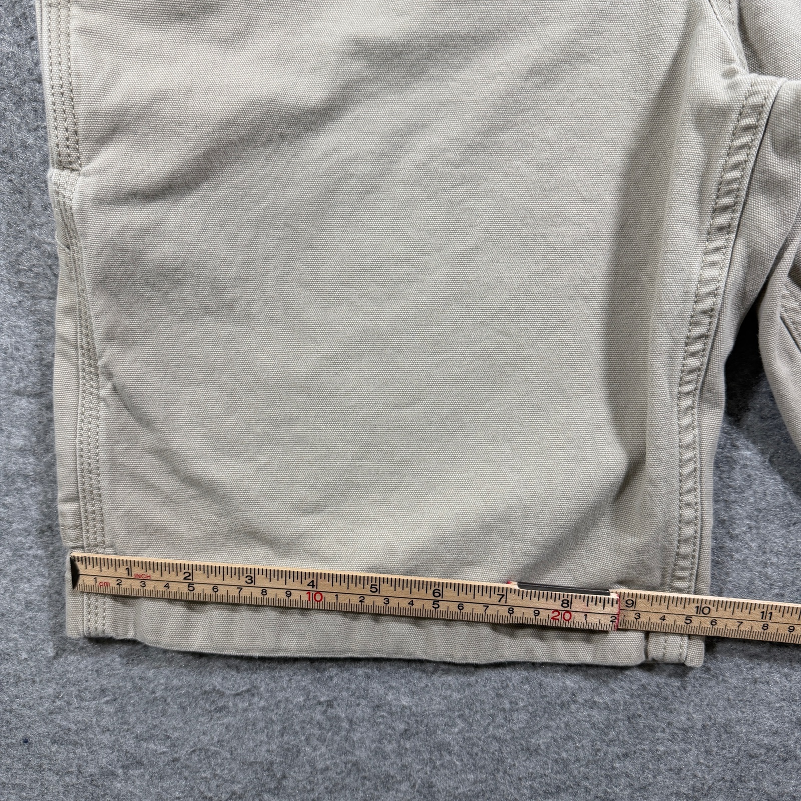 Carhartt Rugged Flex Shorts Mens 30 Khaki Relaxed Fit Carpenter Workwear Utility thumbnail 8