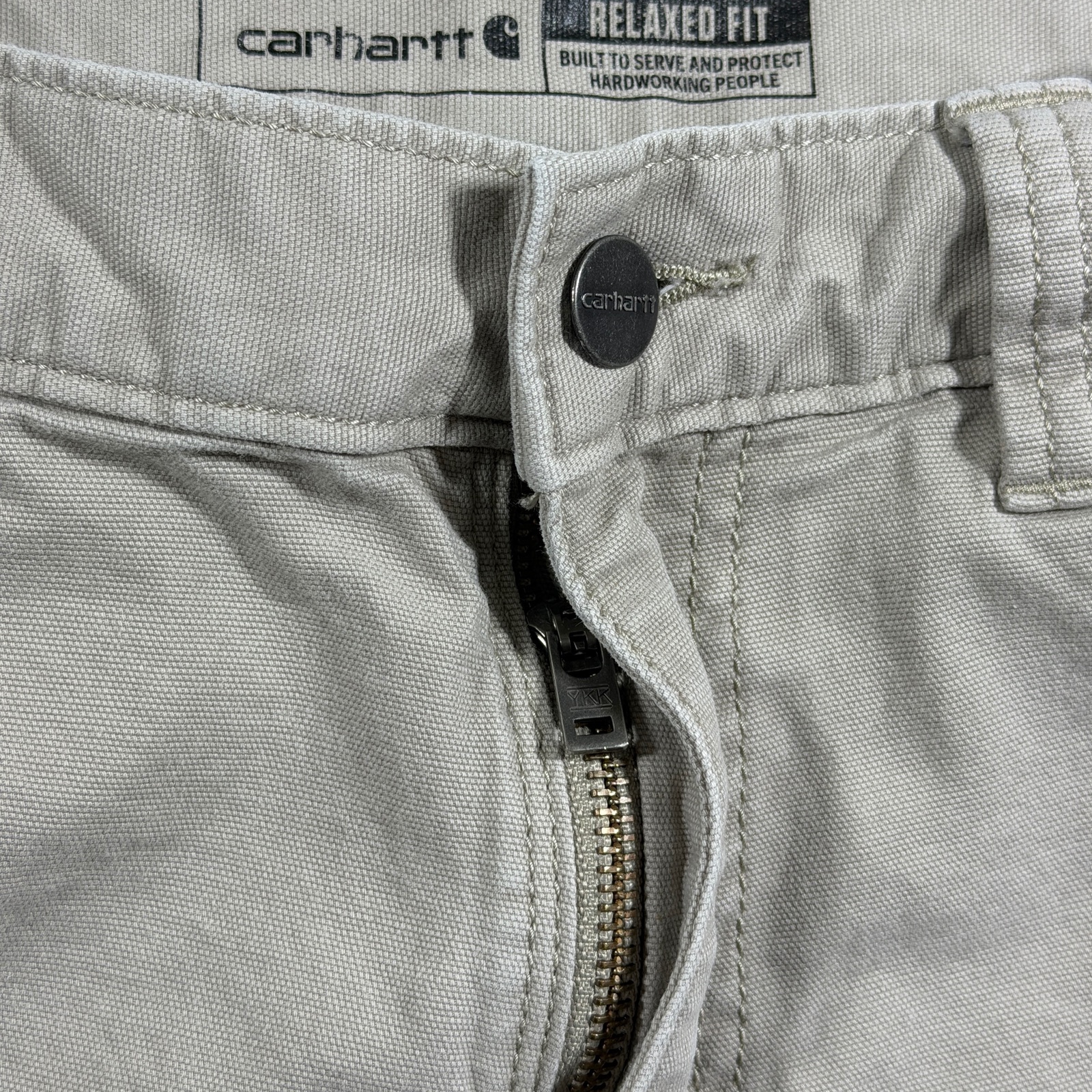 Carhartt Rugged Flex Shorts Mens 30 Khaki Relaxed Fit Carpenter Workwear Utility thumbnail 9
