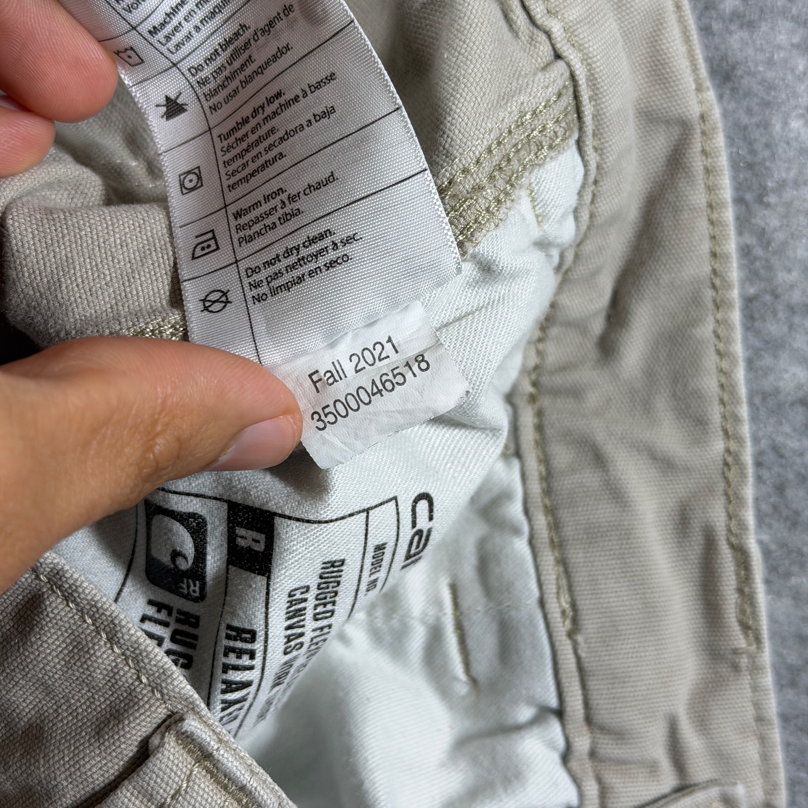 Carhartt Rugged Flex Shorts Mens 30 Khaki Relaxed Fit Carpenter Workwear Utility thumbnail 10