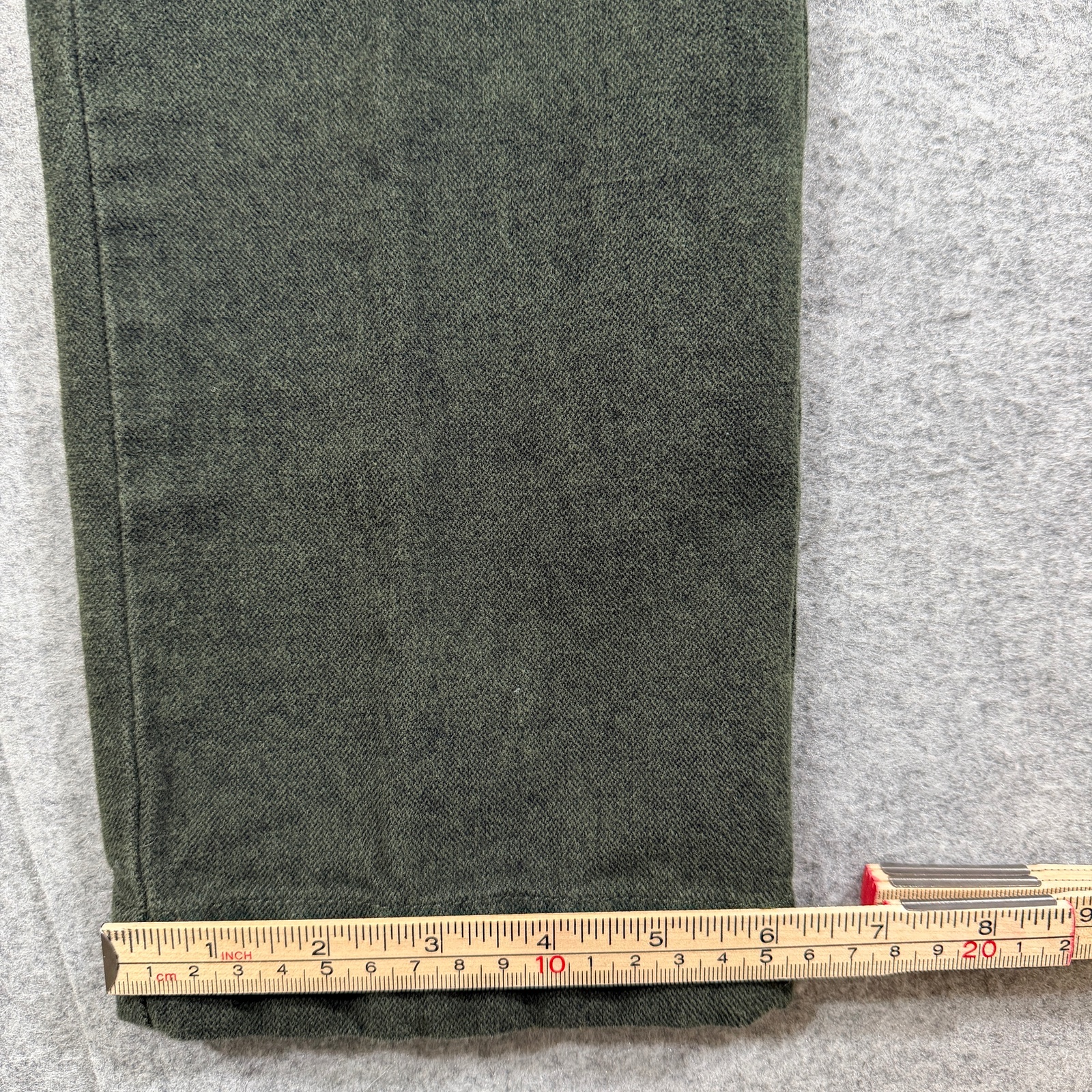 J.Crew 484 Chino Pants Mens 32x34 Olive Brushed Cotton Twill Slim Fit Preppy thumbnail 10