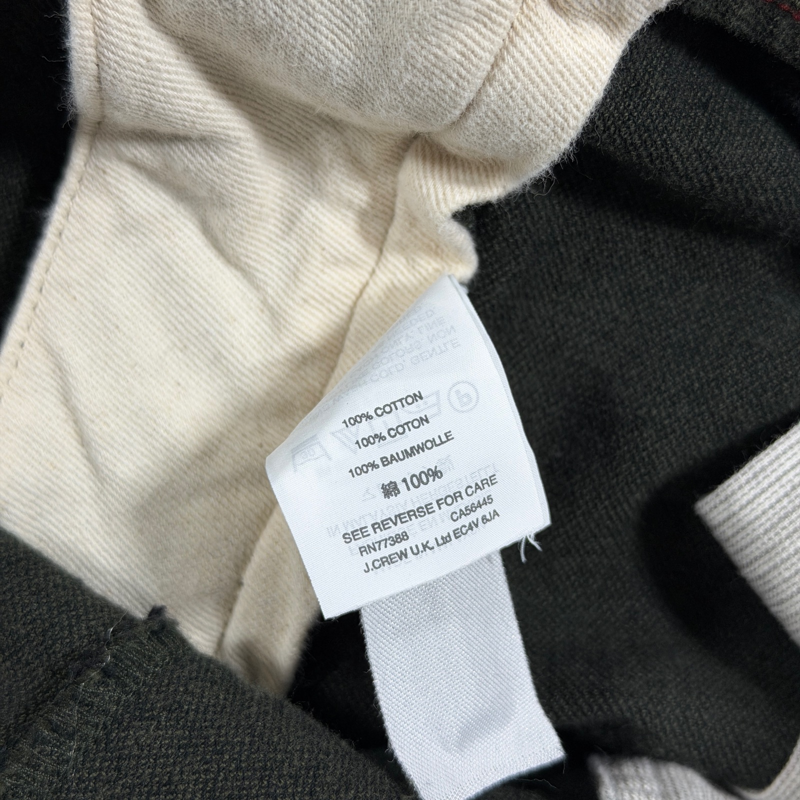 J.Crew 484 Chino Pants Mens 32x34 Olive Brushed Cotton Twill Slim Fit Preppy thumbnail 13