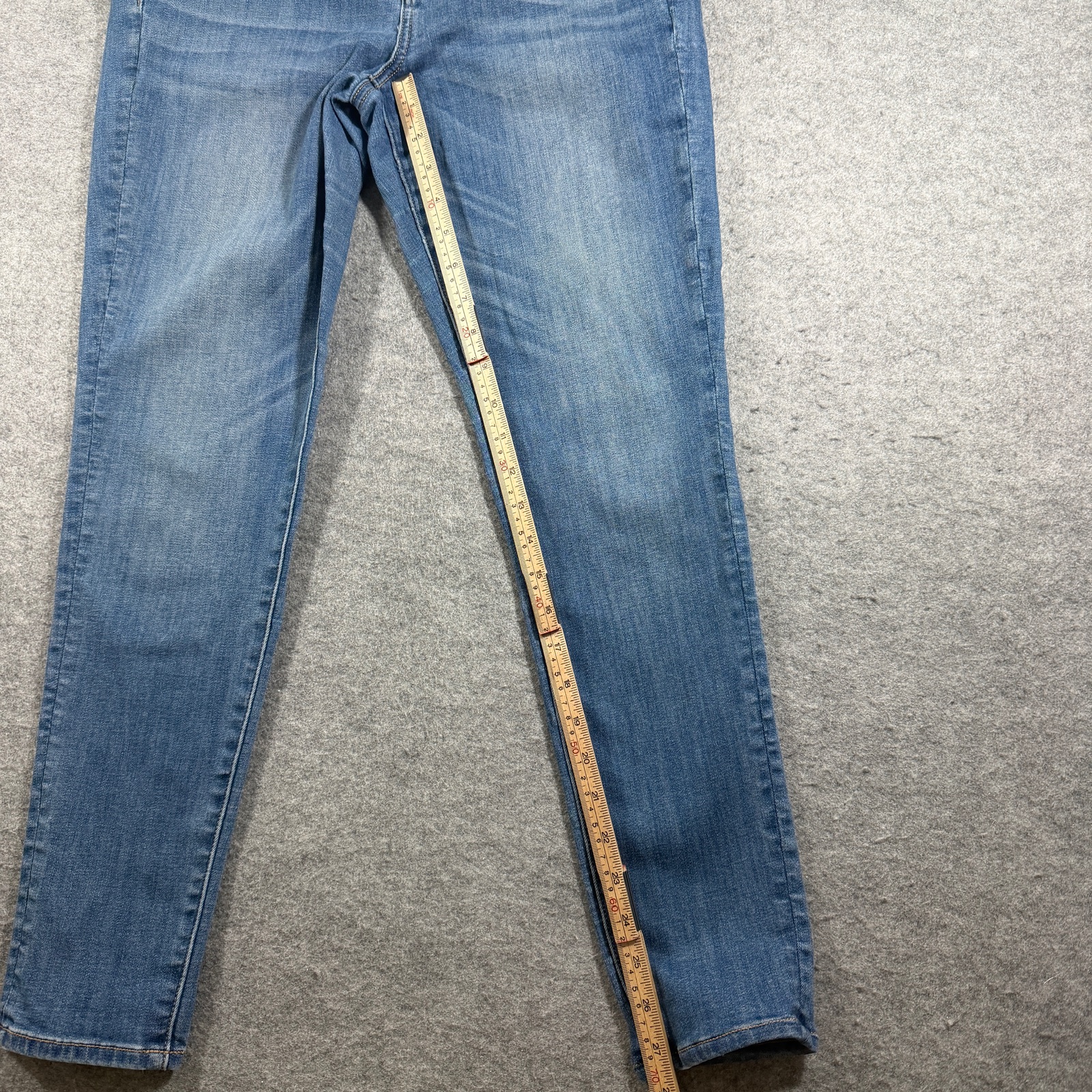 American Eagle Next Level Stretch Skinny Jeans Womens 10 Blue Denim Jegging Fit thumbnail 7